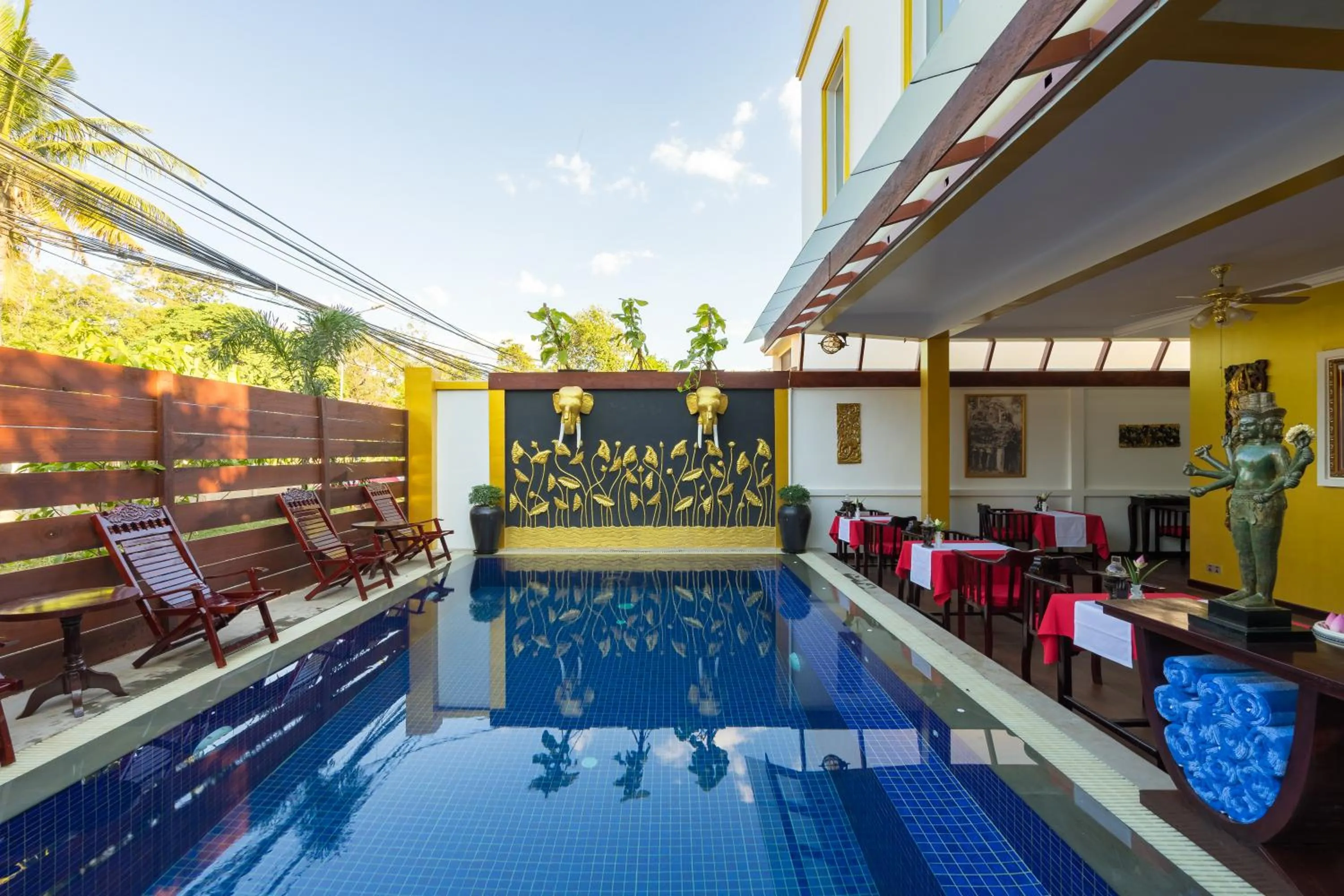 Swimming pool in Beyond Yangon Inn