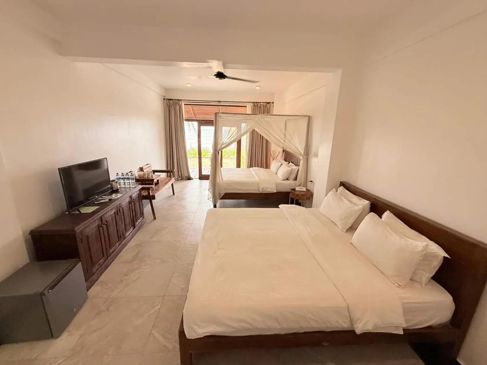 Queen Room with Two Queen Beds - Disability Access in Cardamon Hotel Nilaveli Queen Room with Two Queen Beds - Disability Access in Cardamon Hotel Nilaveli