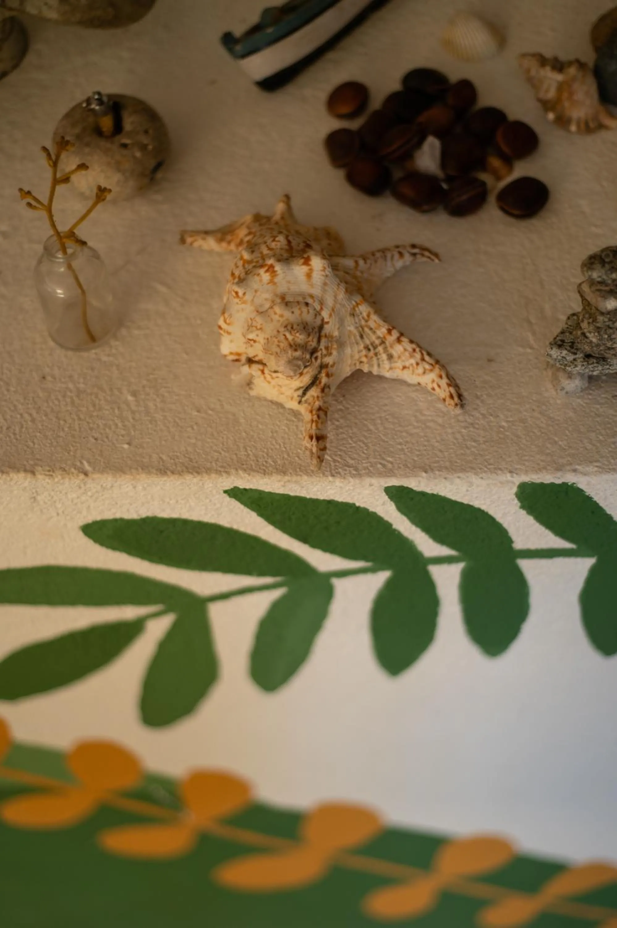 Decorative detail in Sambaqui Hostel