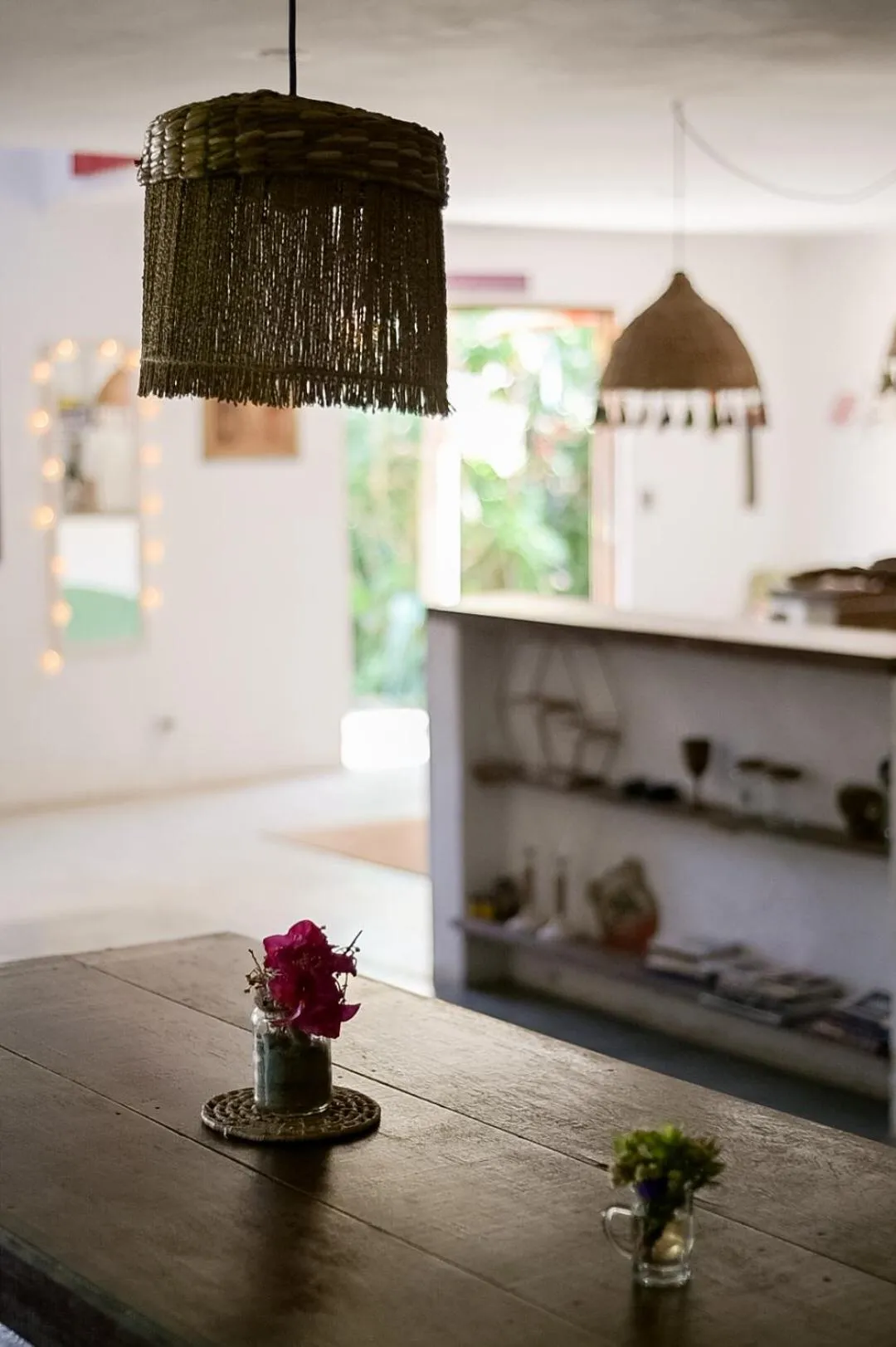 Dining area in Sambaqui Hostel