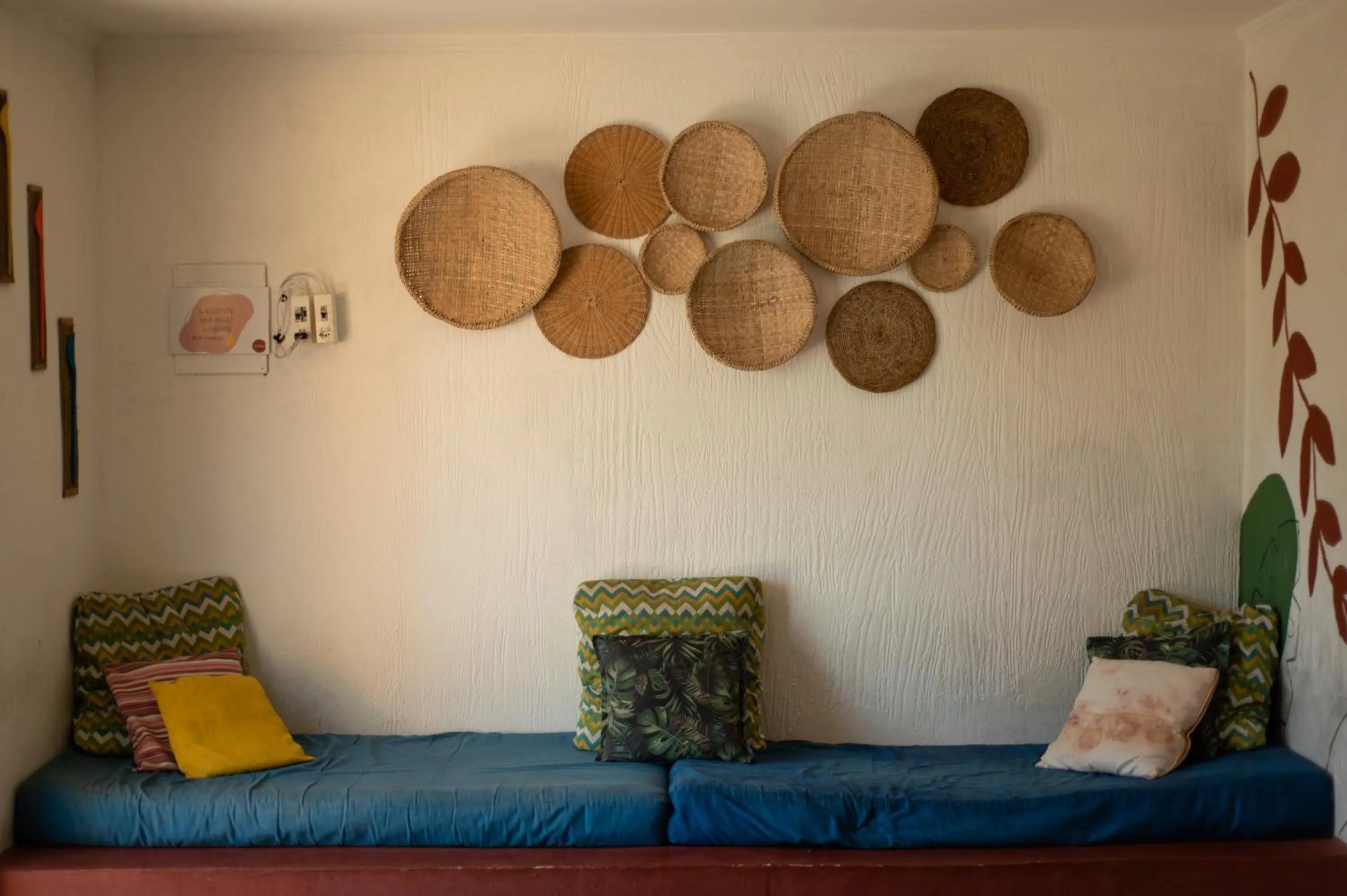 Living room in Sambaqui Hostel