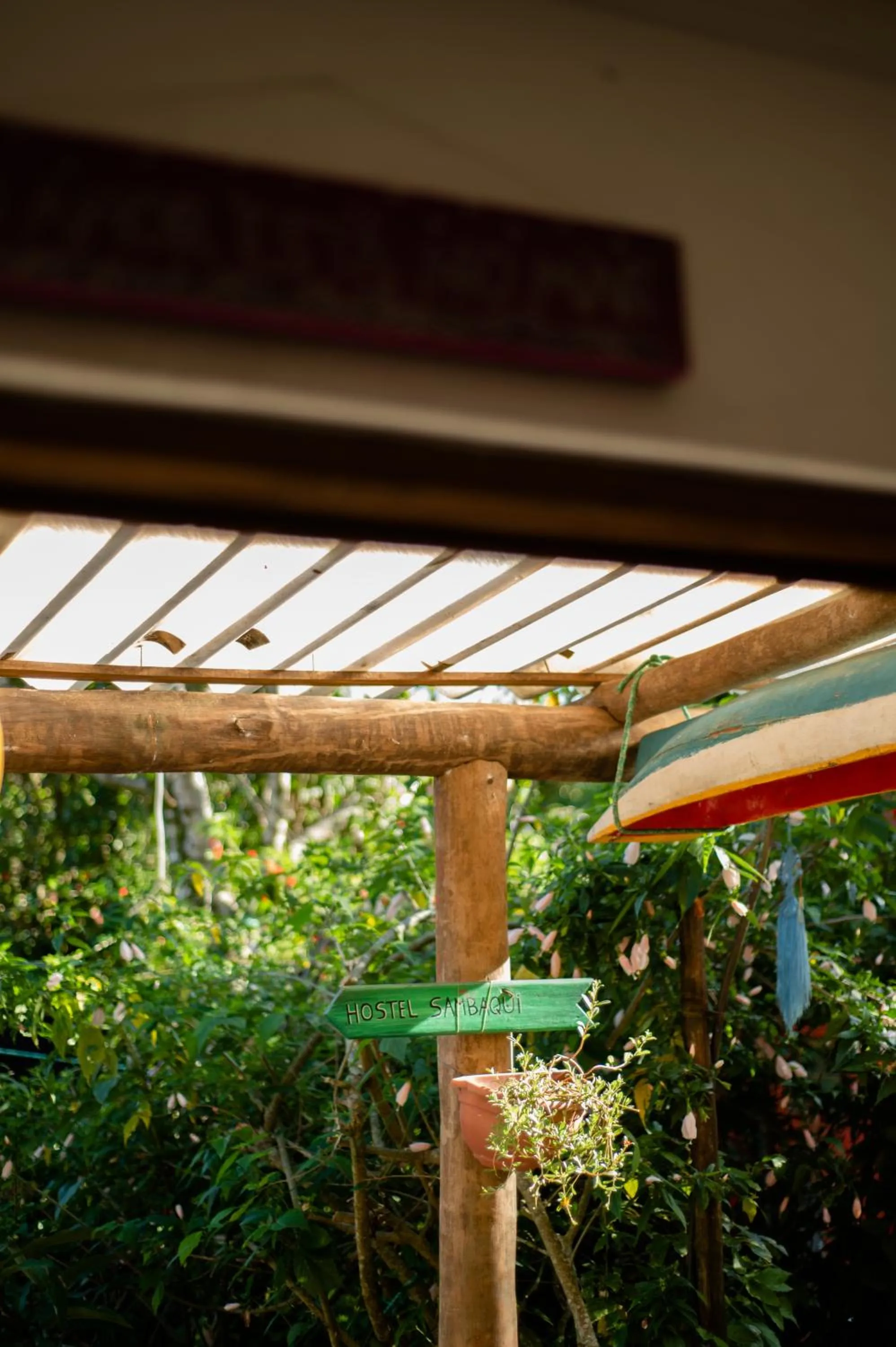 Balcony/Terrace in Sambaqui Hostel