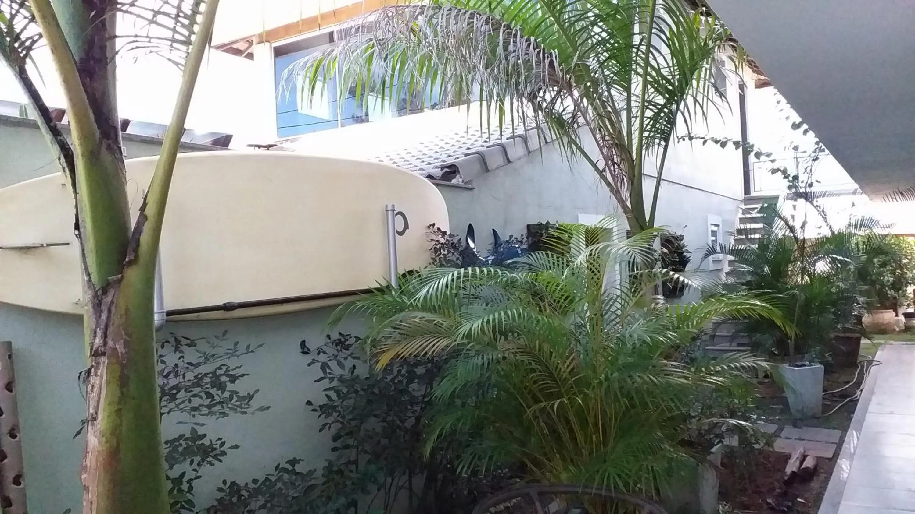 Garden view in Airport Pousada