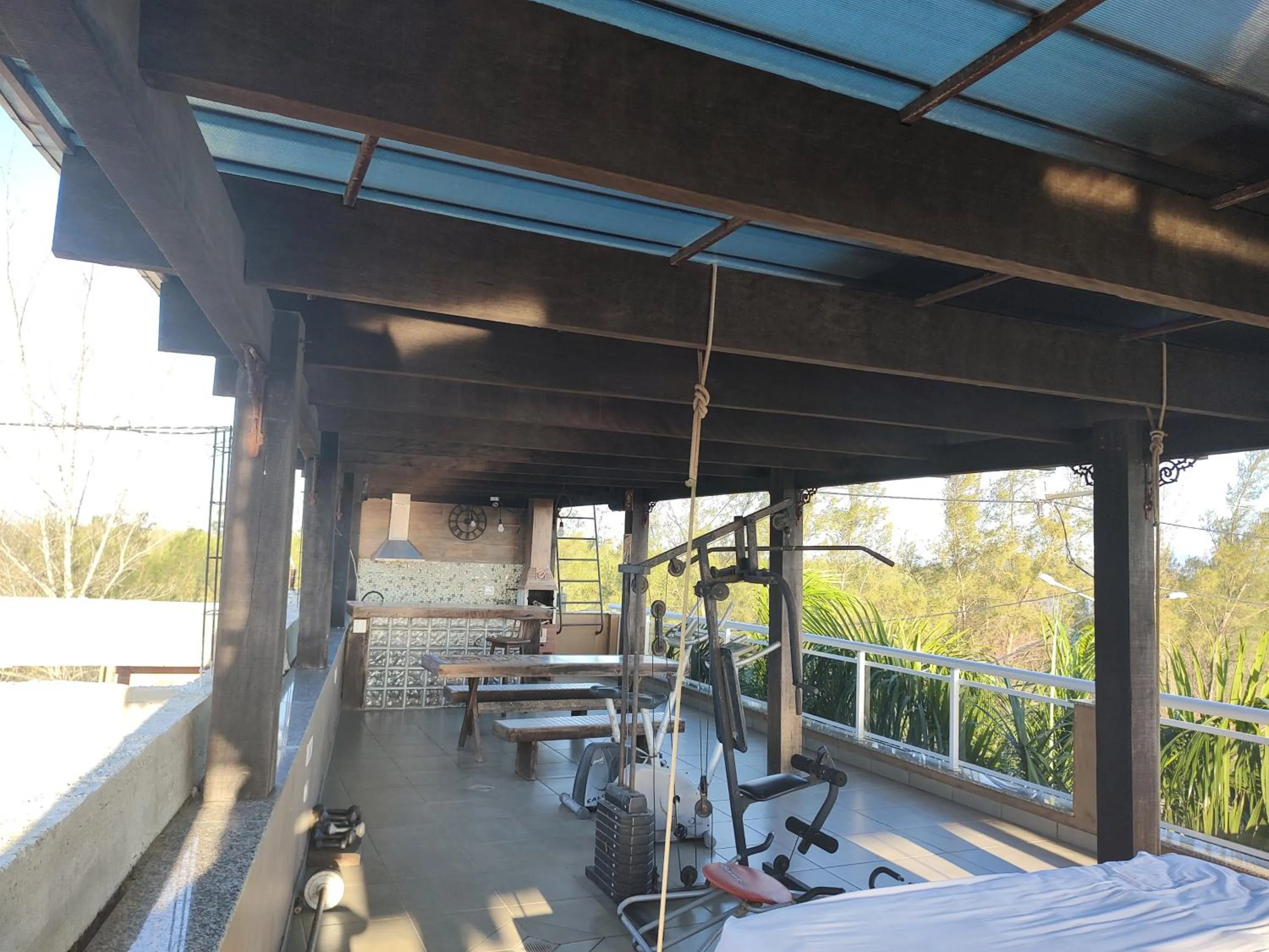 Balcony/Terrace in Airport Pousada