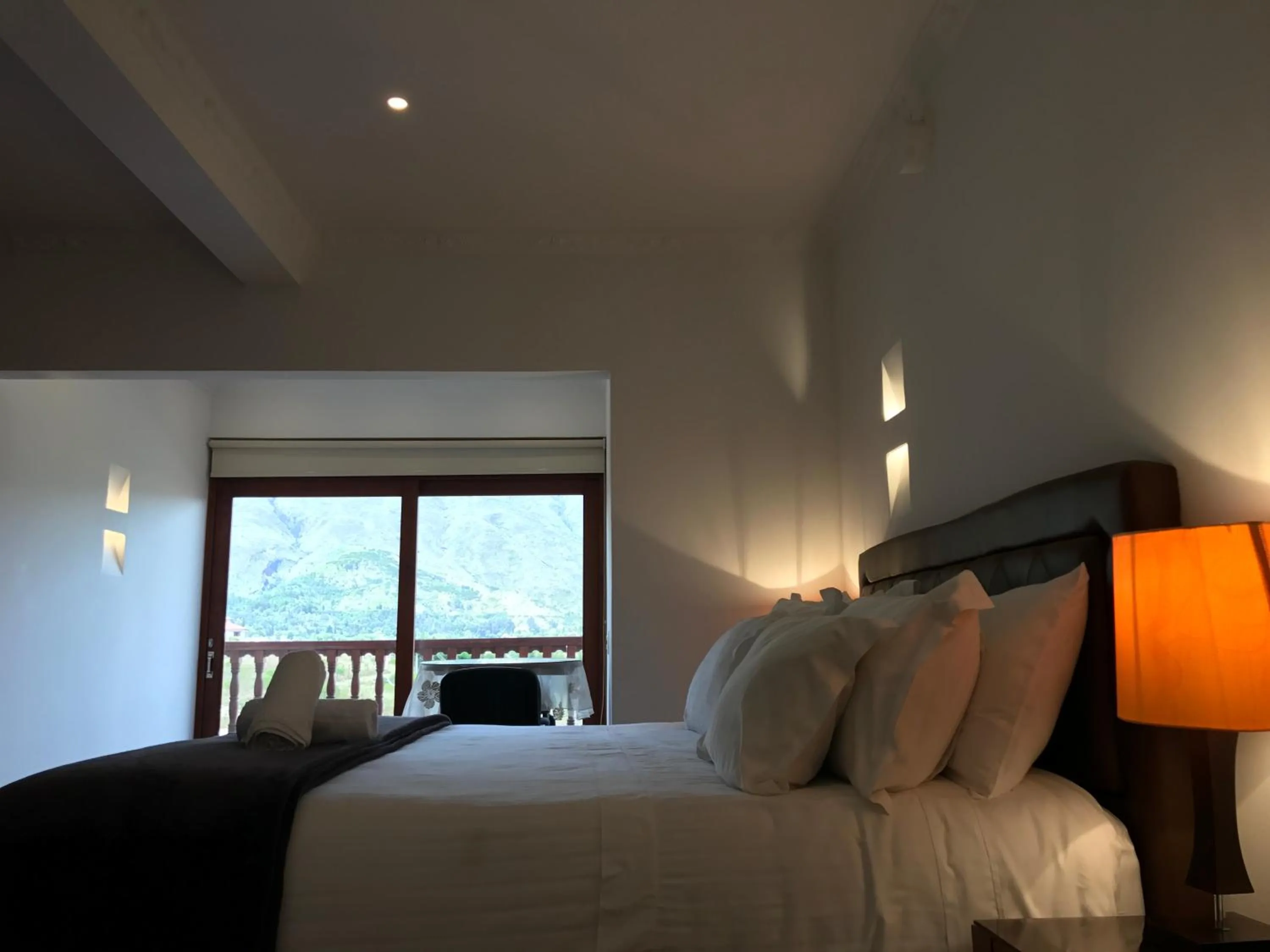 Bed in Hotel Puente Piedra