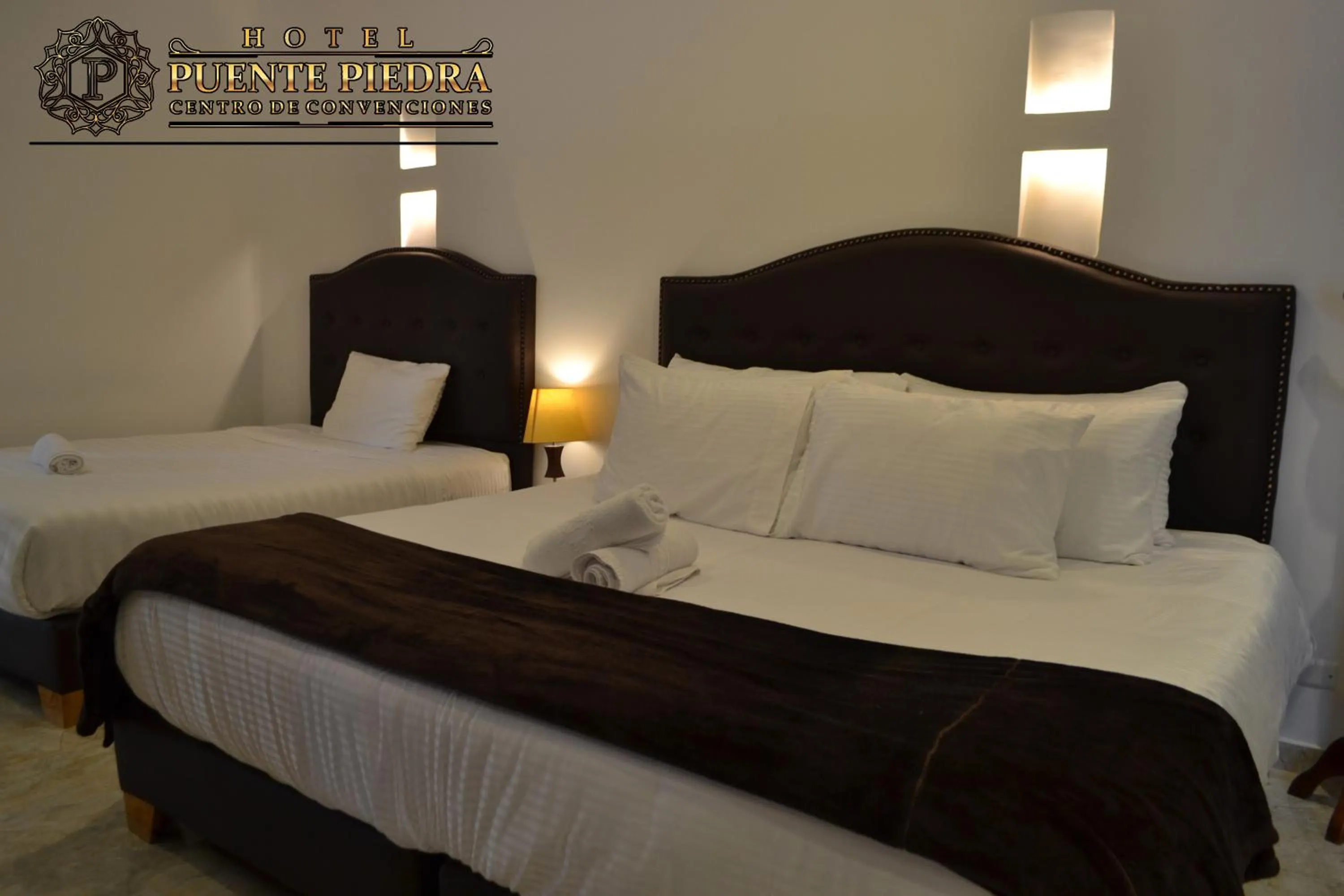 Bed in Hotel Puente Piedra