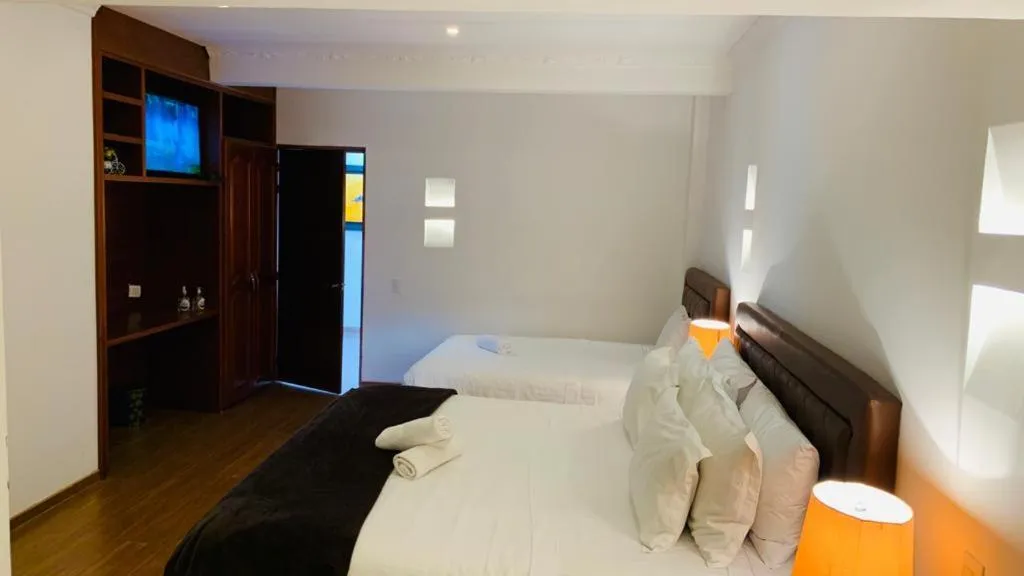 Bed in Hotel Puente Piedra