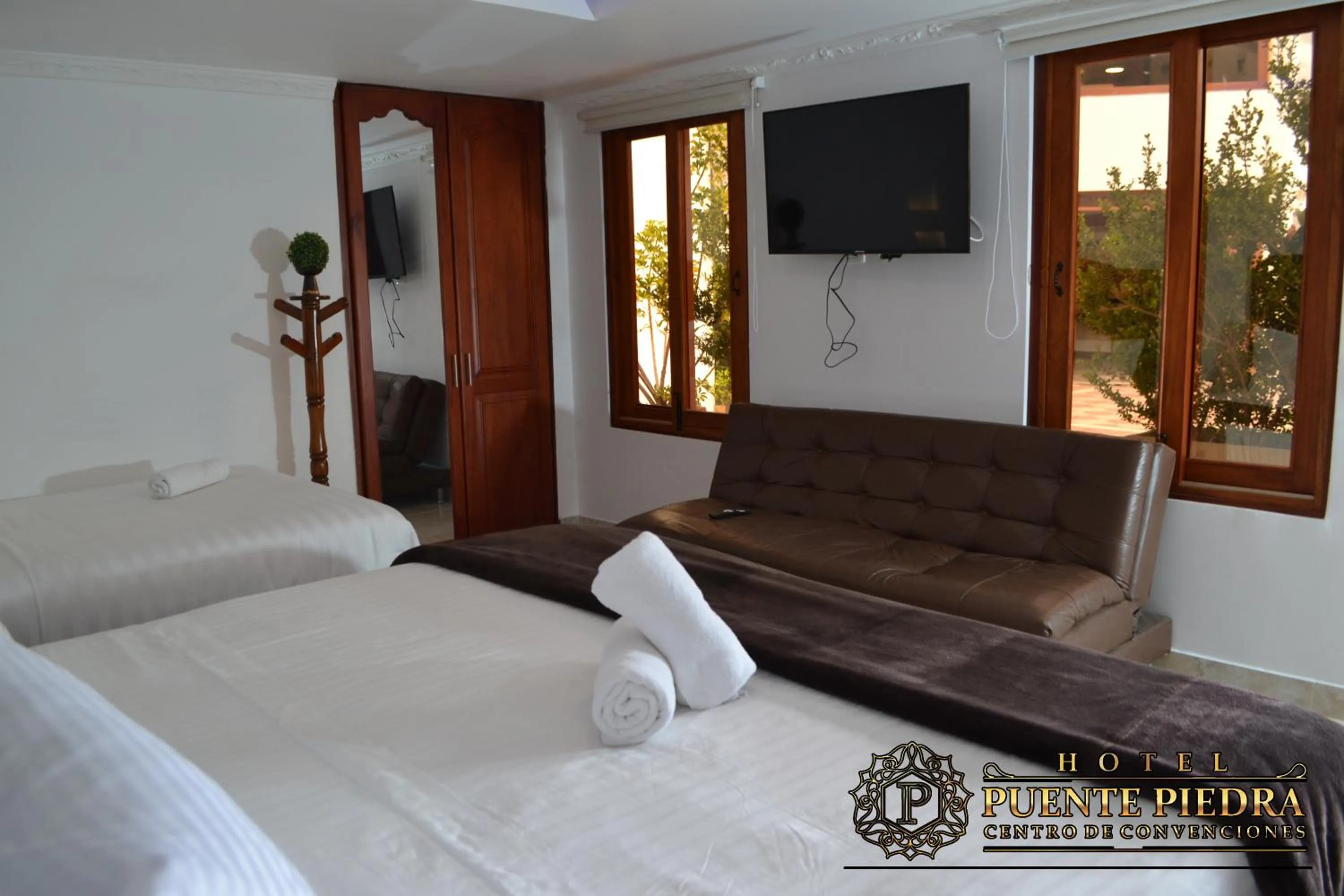 Bed in Hotel Puente Piedra