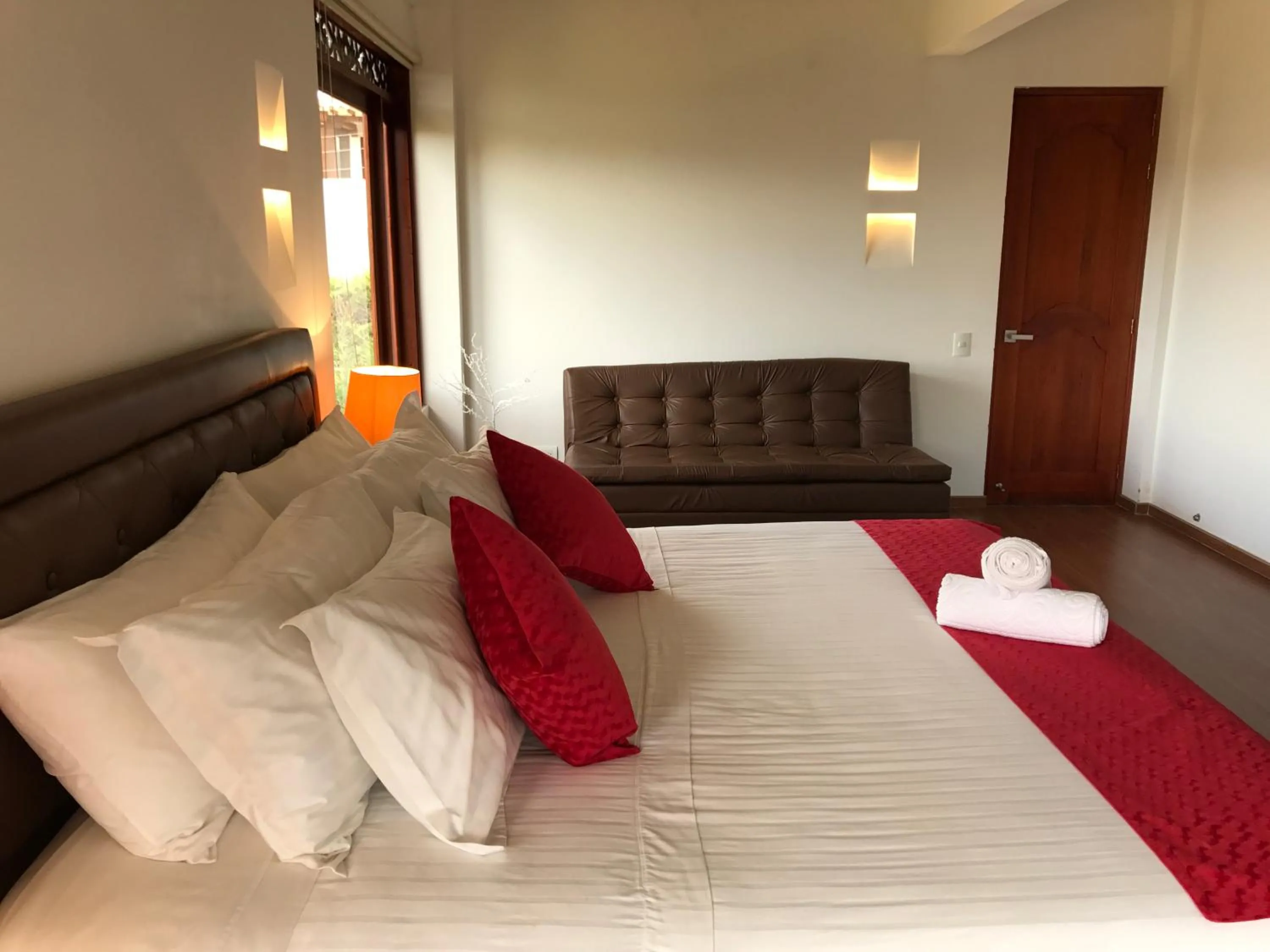 Bed in Hotel Puente Piedra