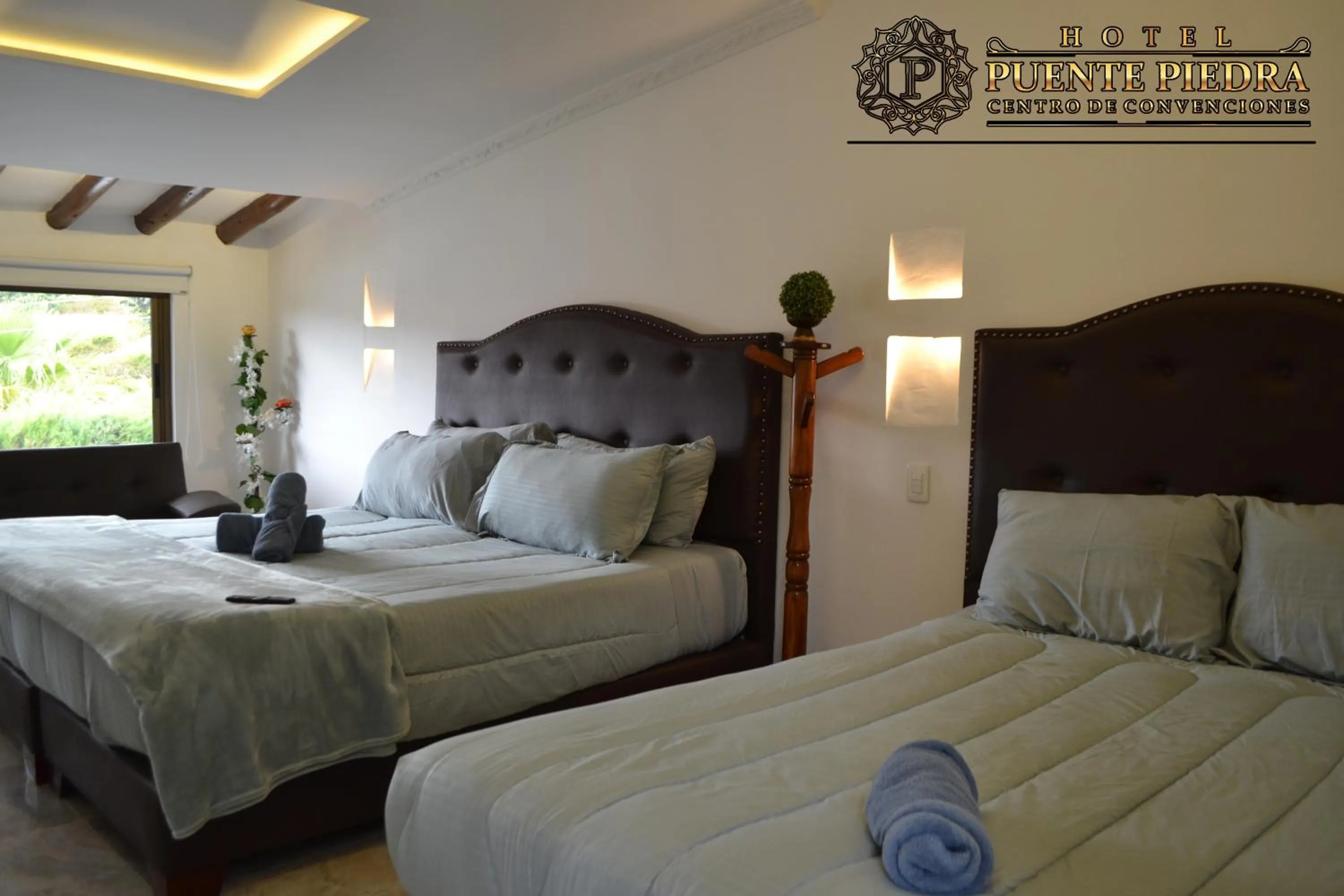 Bed in Hotel Puente Piedra