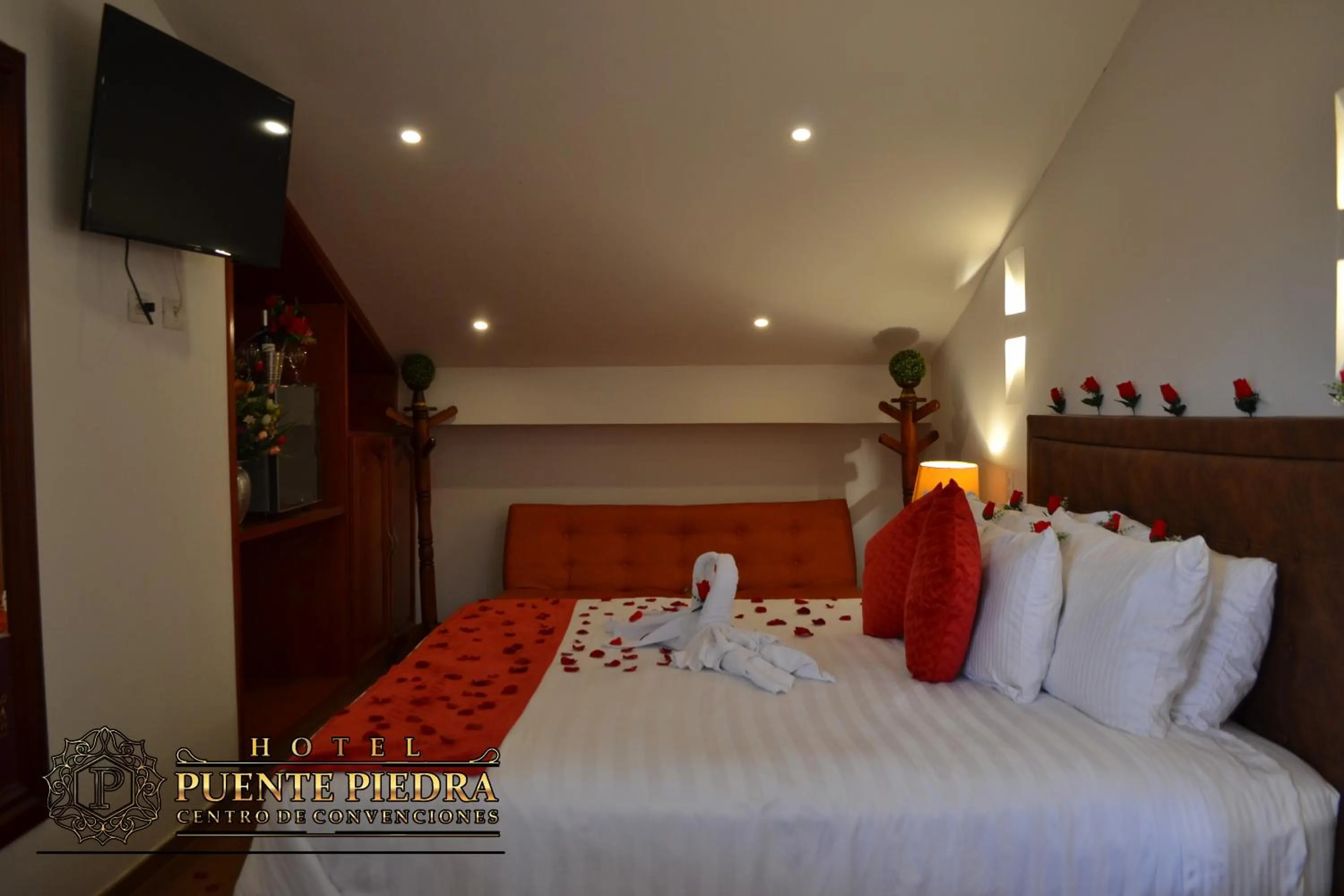 Bed in Hotel Puente Piedra