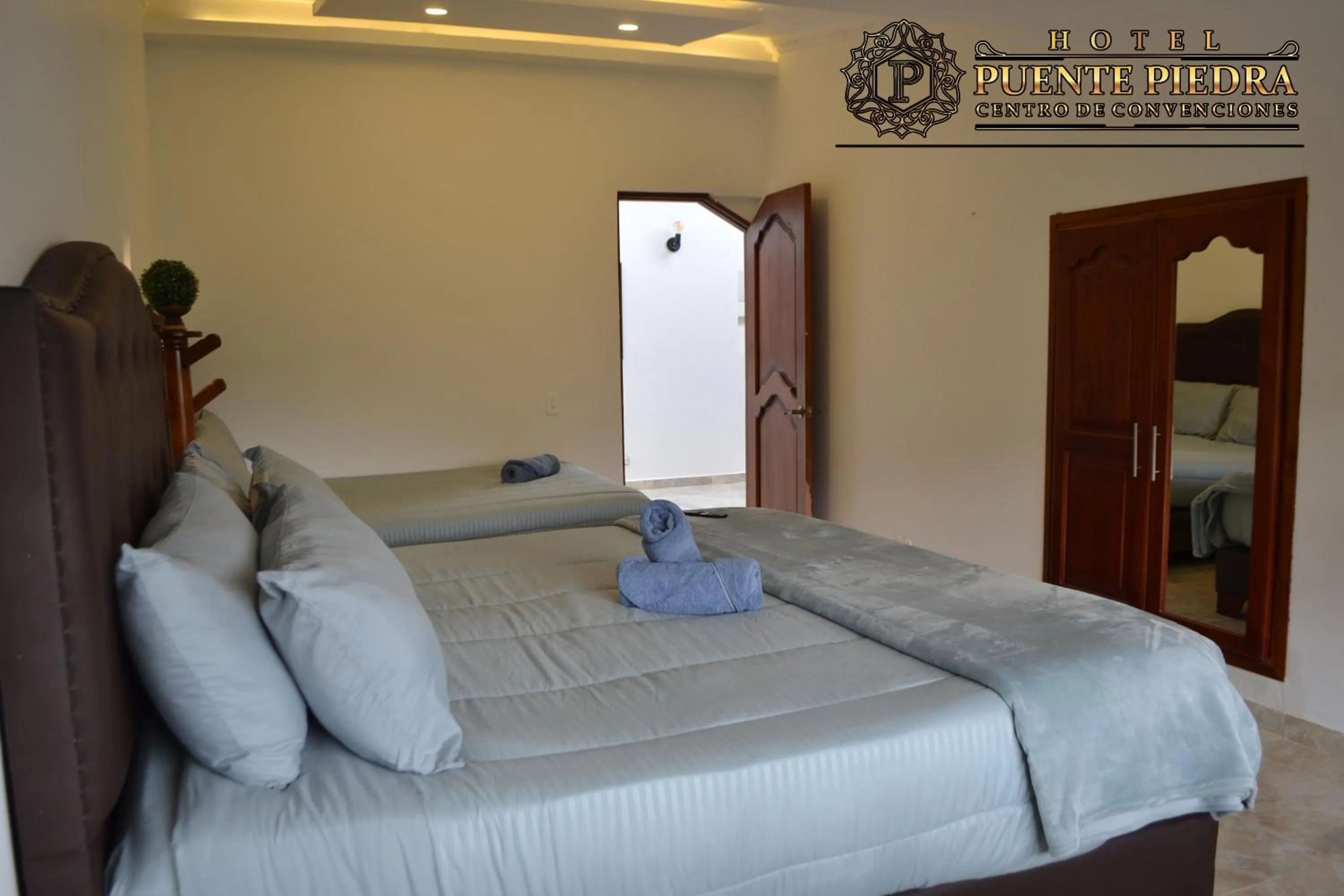 Bed in Hotel Puente Piedra