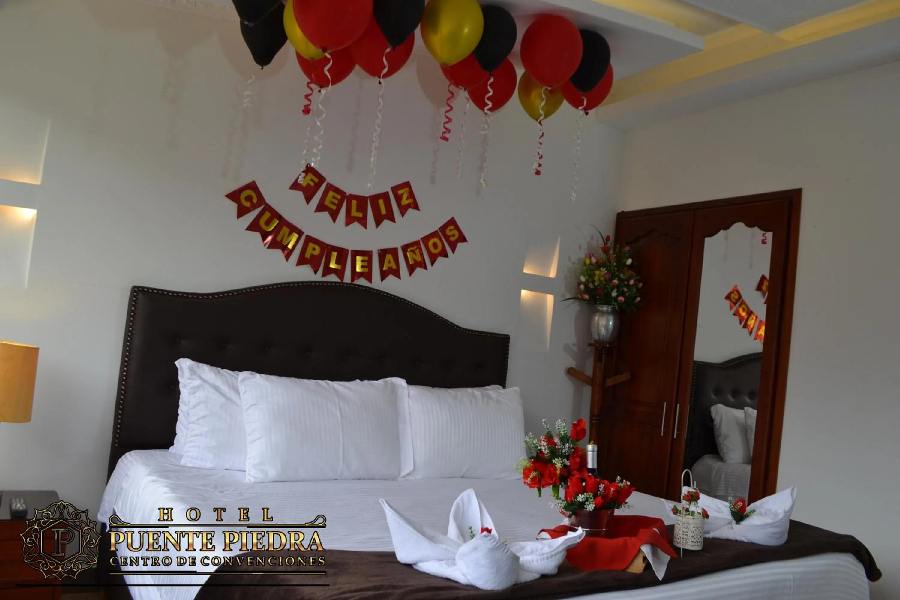 Bed in Hotel Puente Piedra