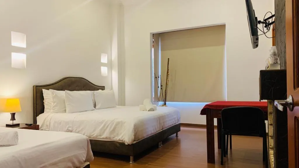 Bed in Hotel Puente Piedra