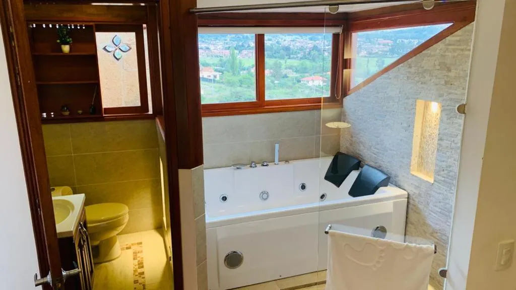 Hot Tub in Hotel Puente Piedra