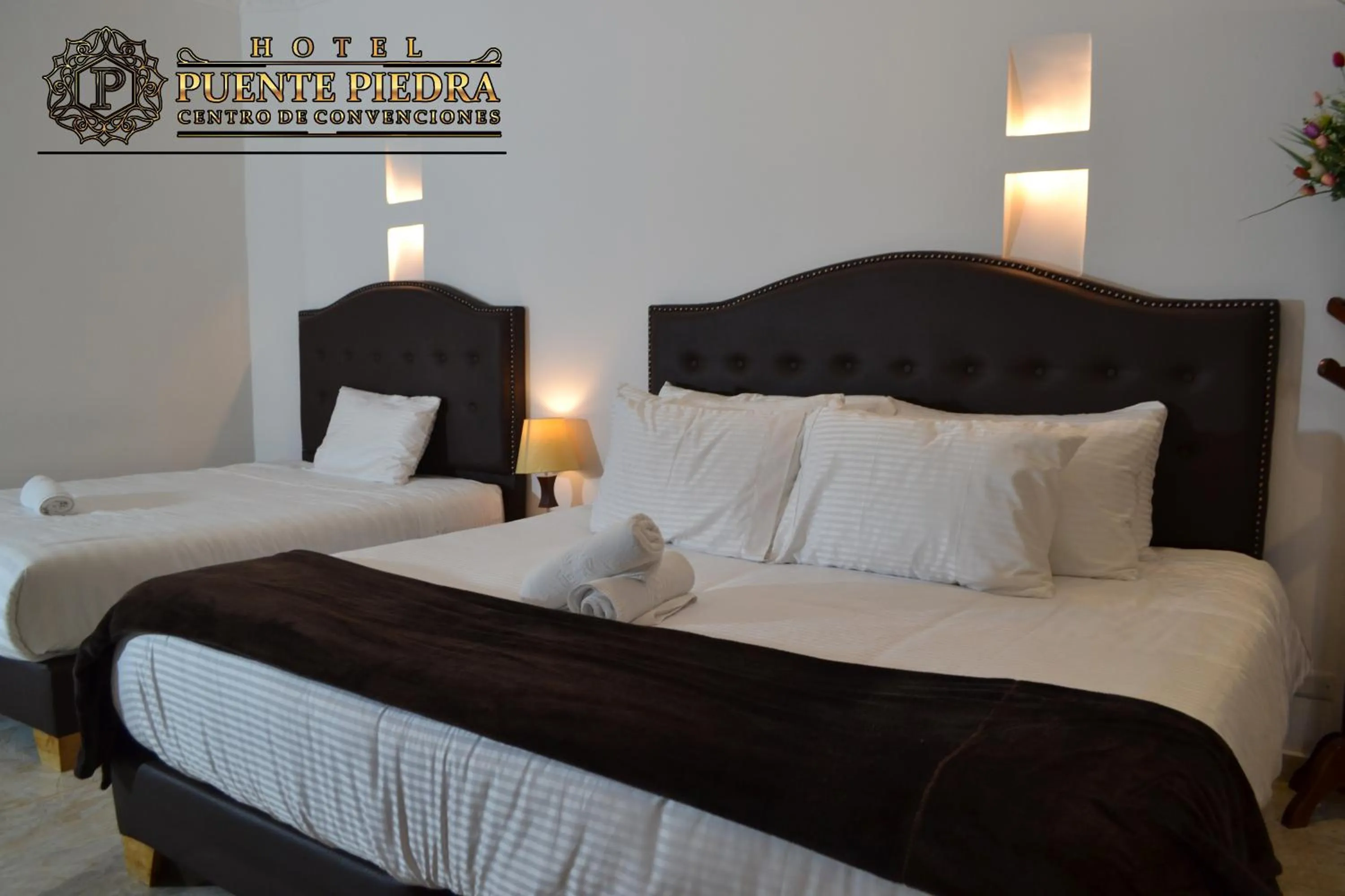 Bed in Hotel Puente Piedra