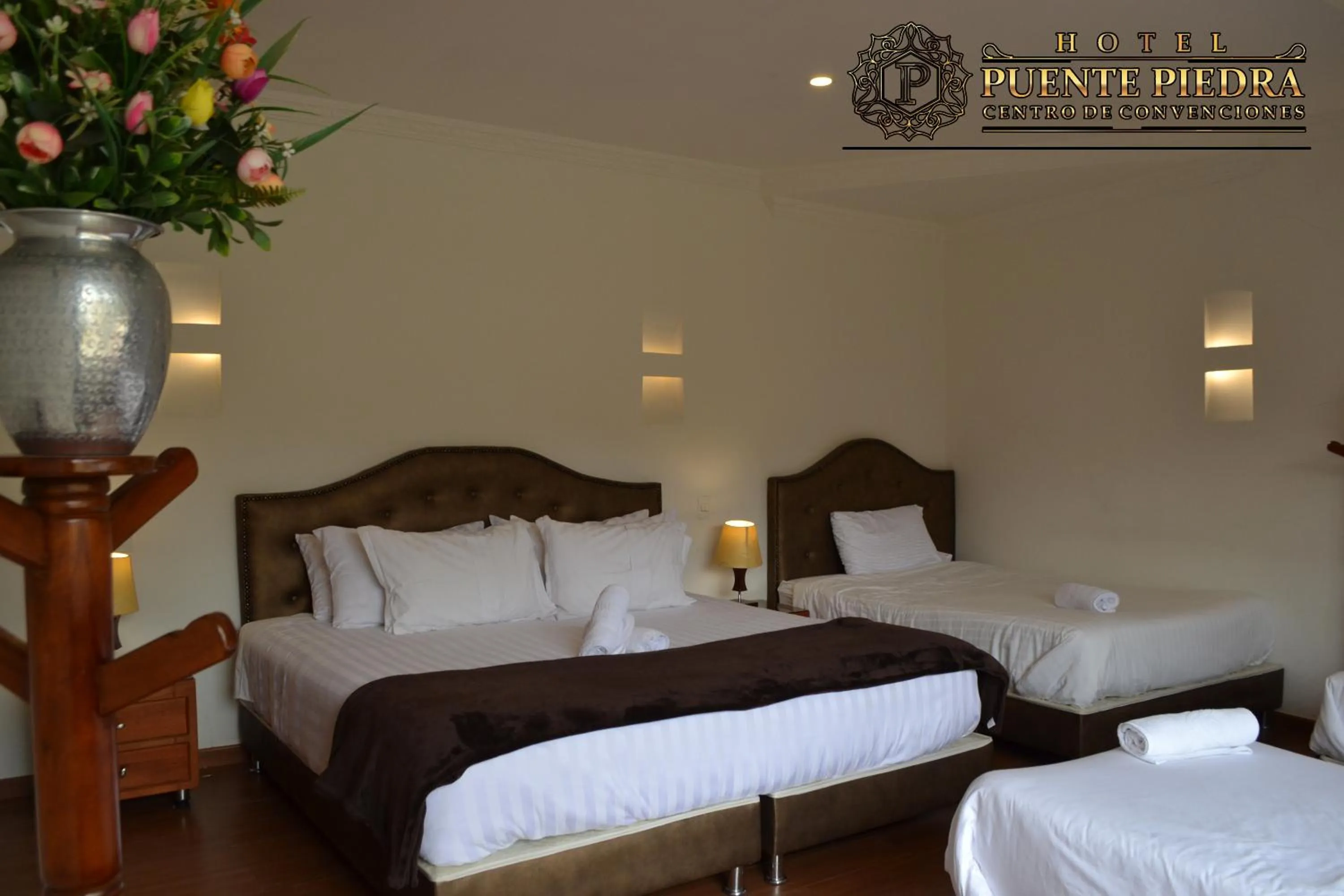 Bed in Hotel Puente Piedra