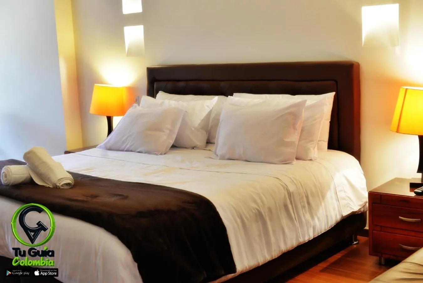 Bed in Hotel Puente Piedra
