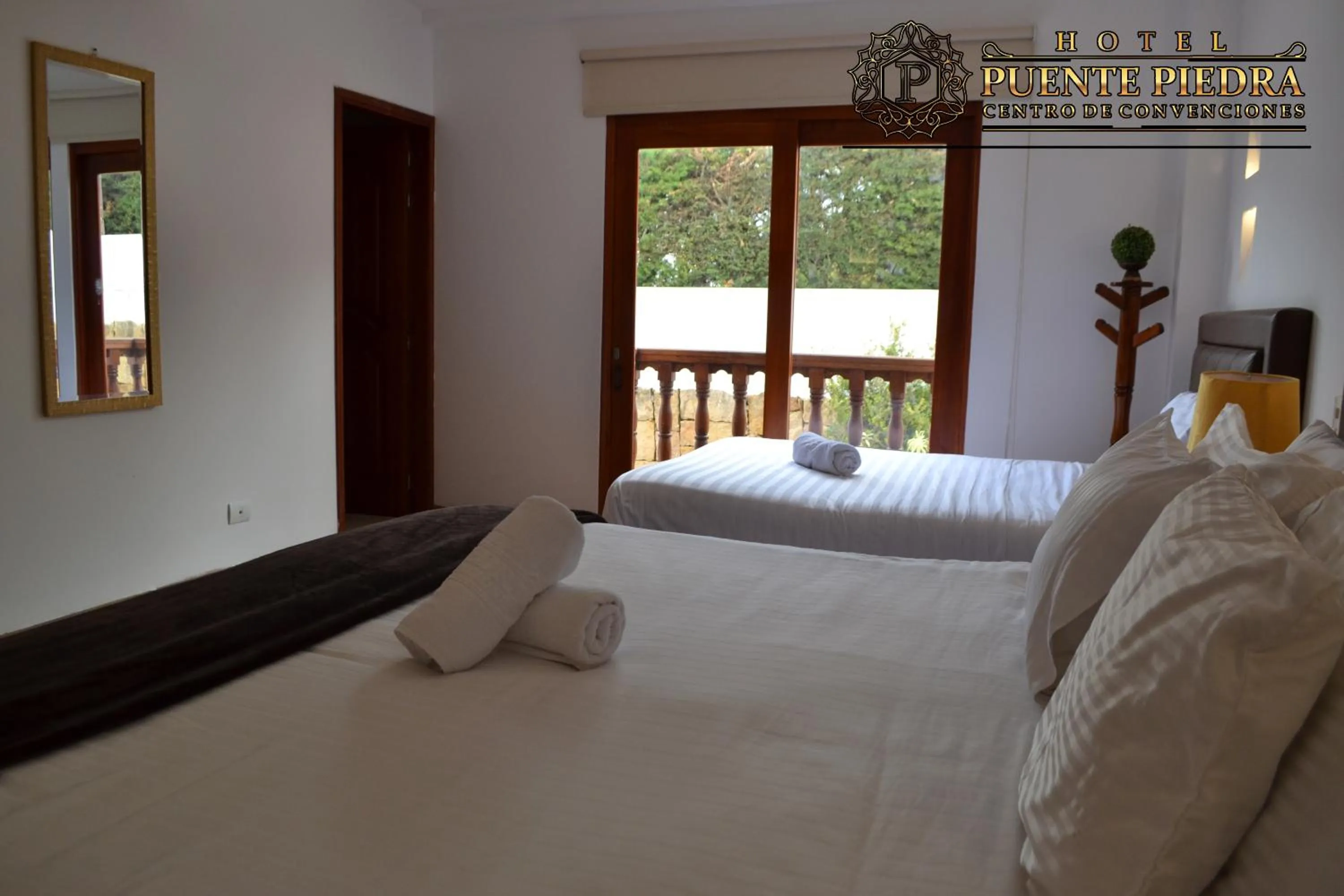 Bed in Hotel Puente Piedra