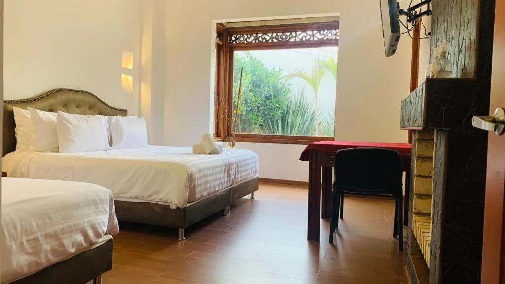 Bed in Hotel Puente Piedra