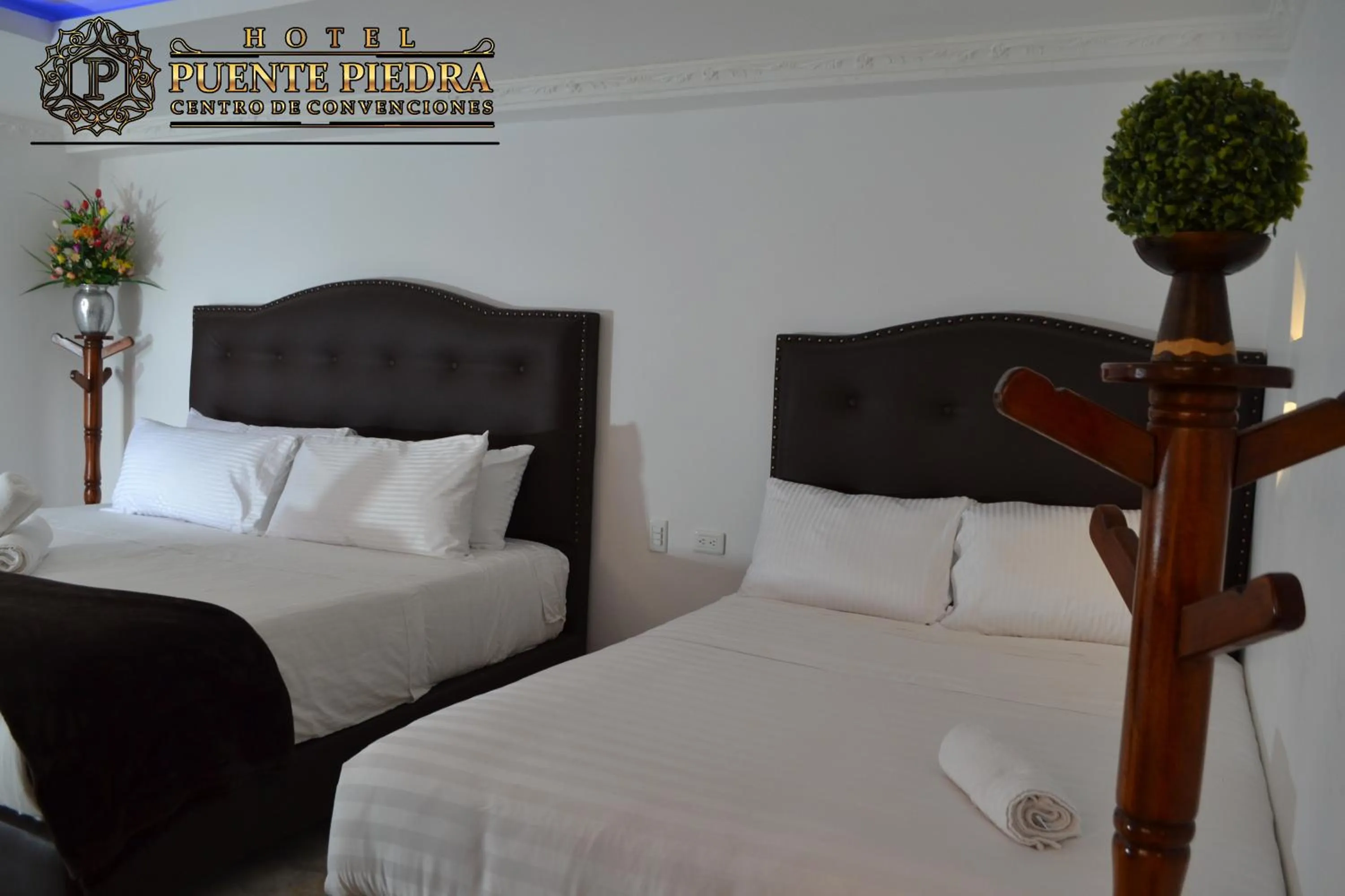 Bed in Hotel Puente Piedra