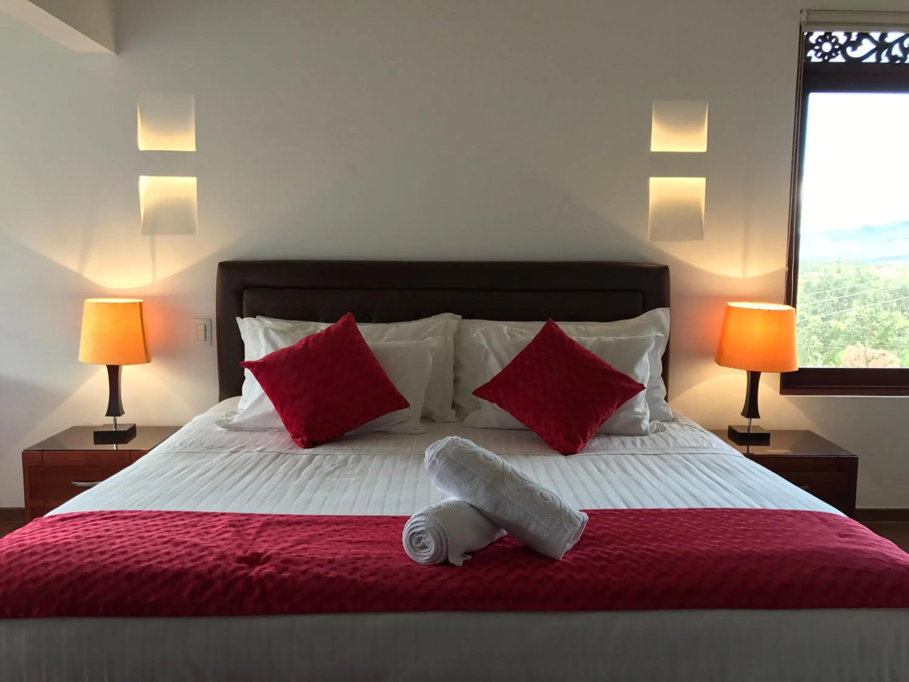 Bed in Hotel Puente Piedra