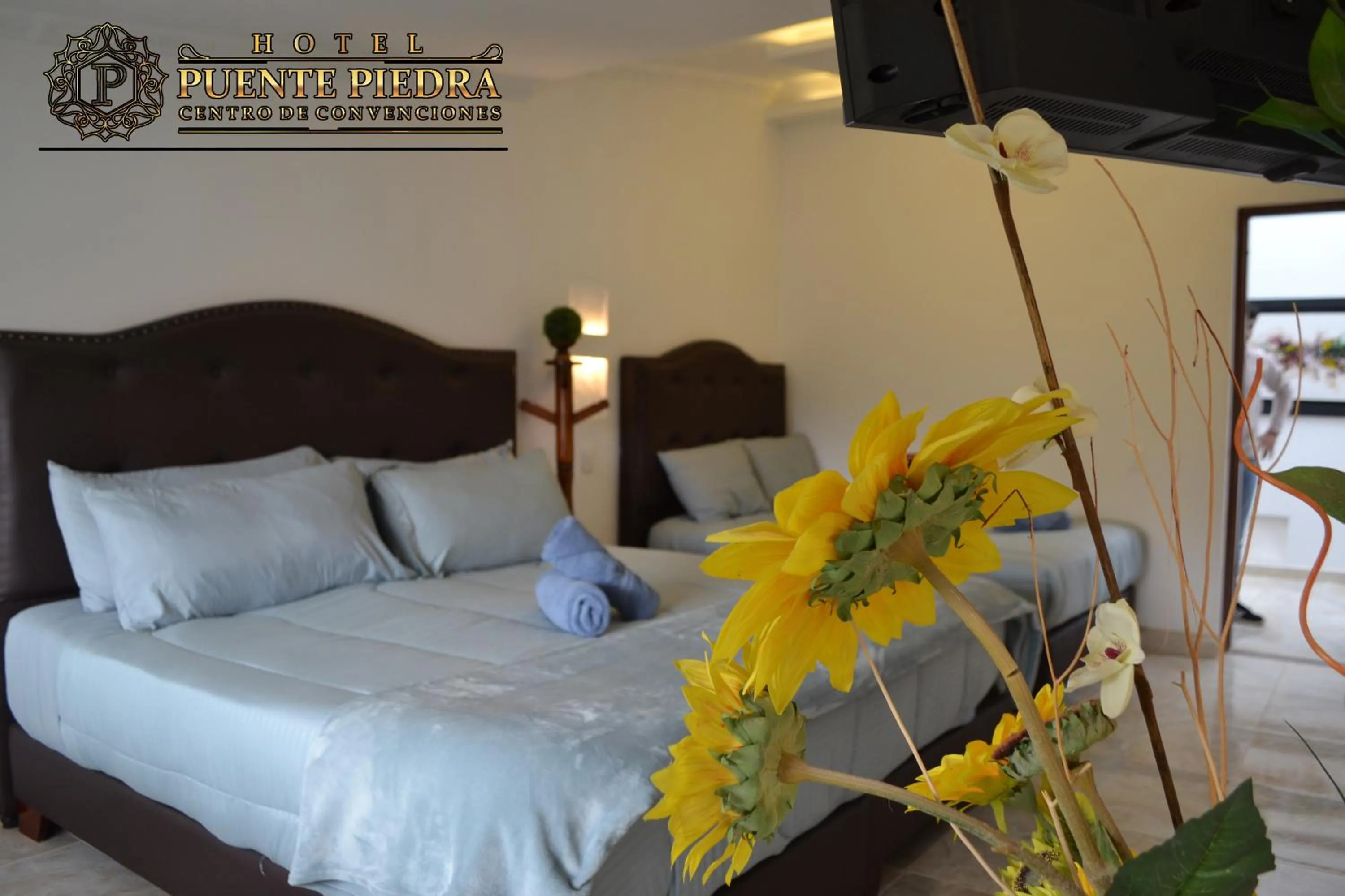 Bed in Hotel Puente Piedra