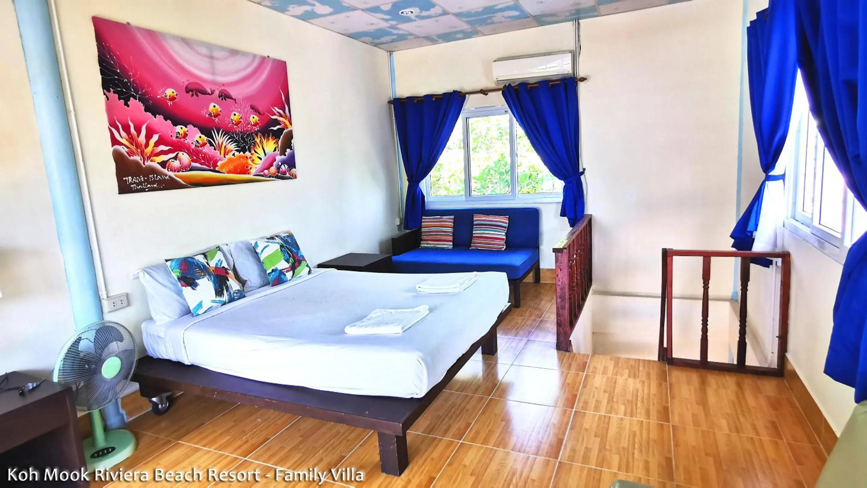 Photo of the whole room, Bed in Koh Mook Riviera Beach Resort