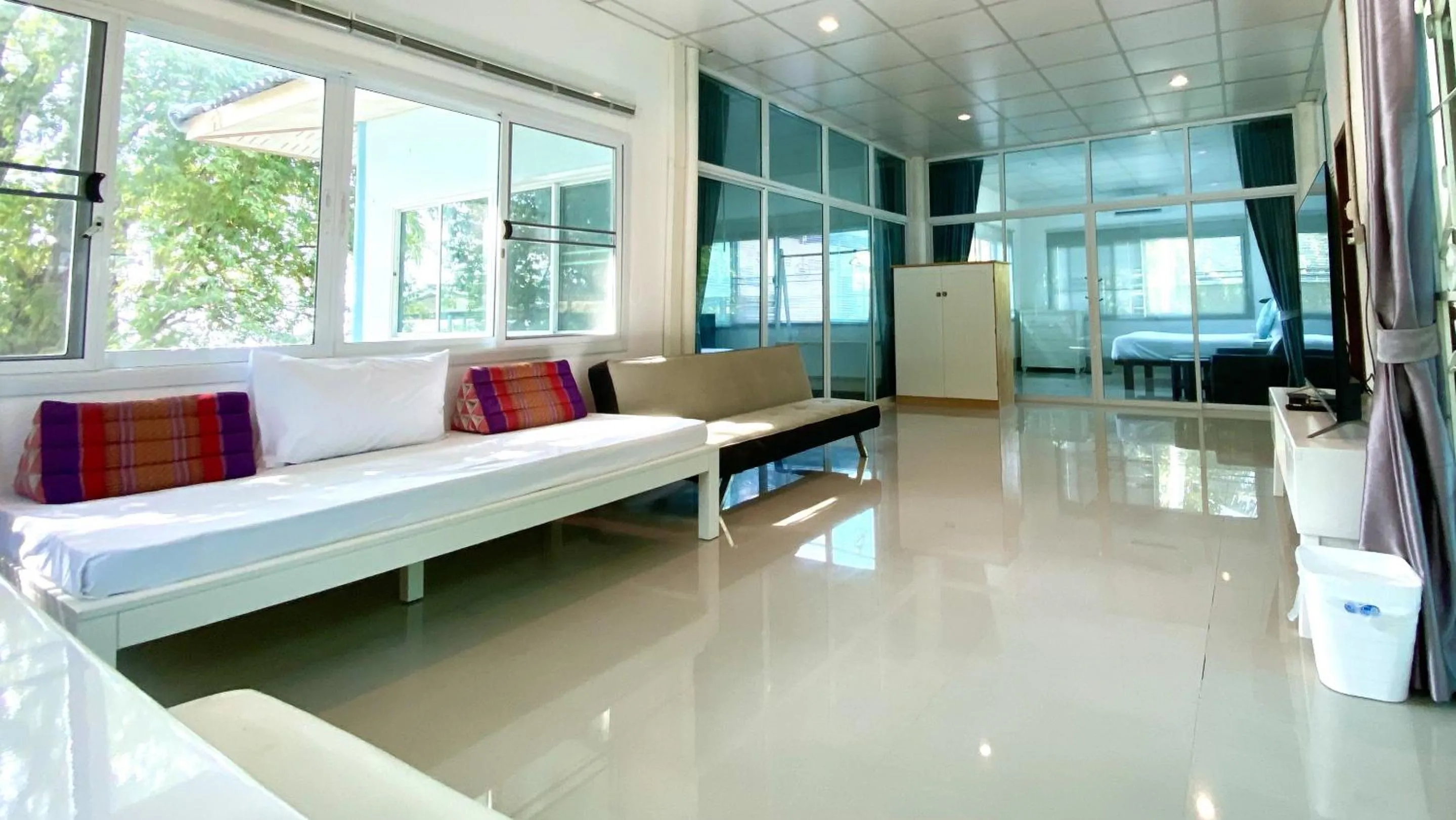 Living room, Bed in Koh Mook Riviera Beach Resort
