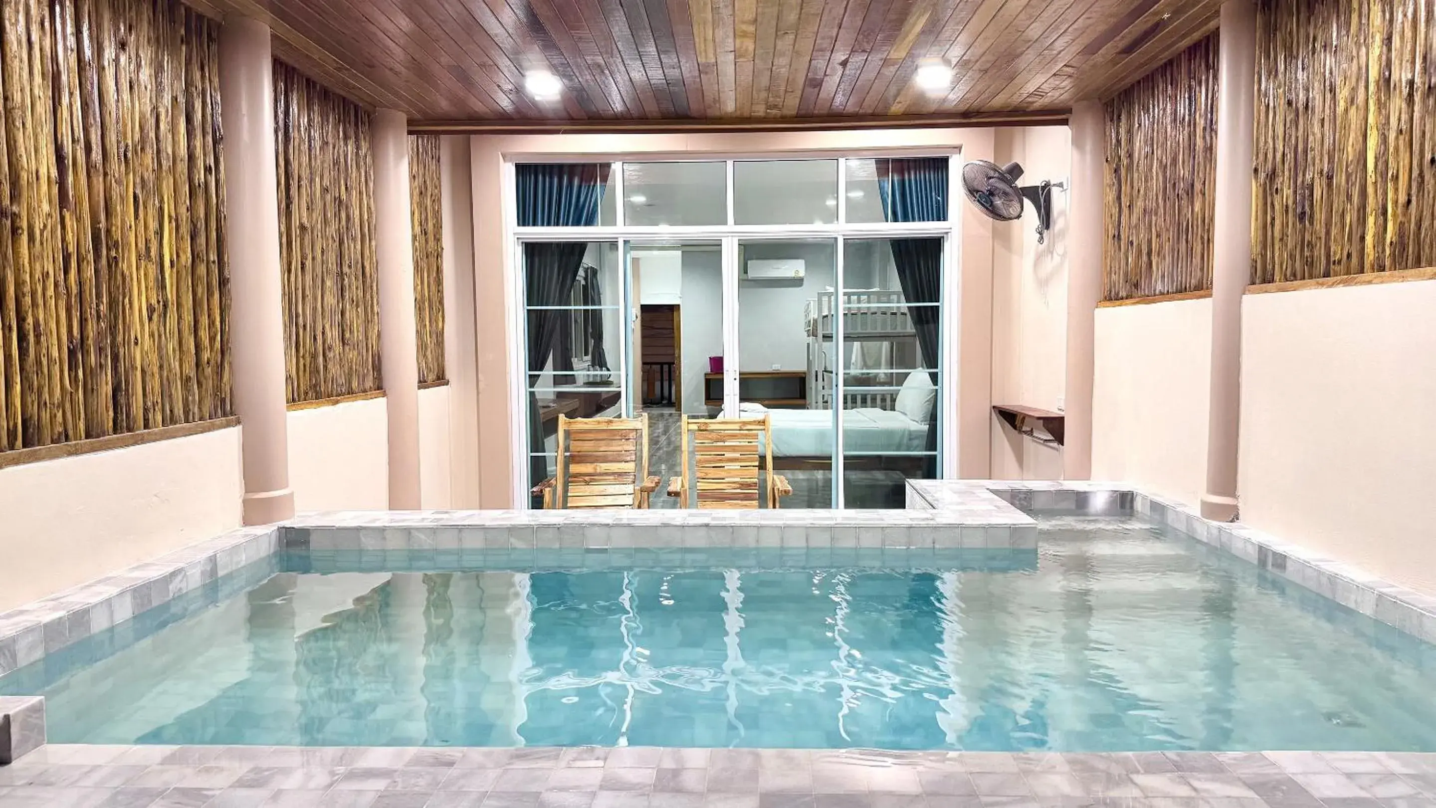 Pool view in Koh Mook Riviera Beach Resort Pool view in Koh Mook Riviera Beach Resort