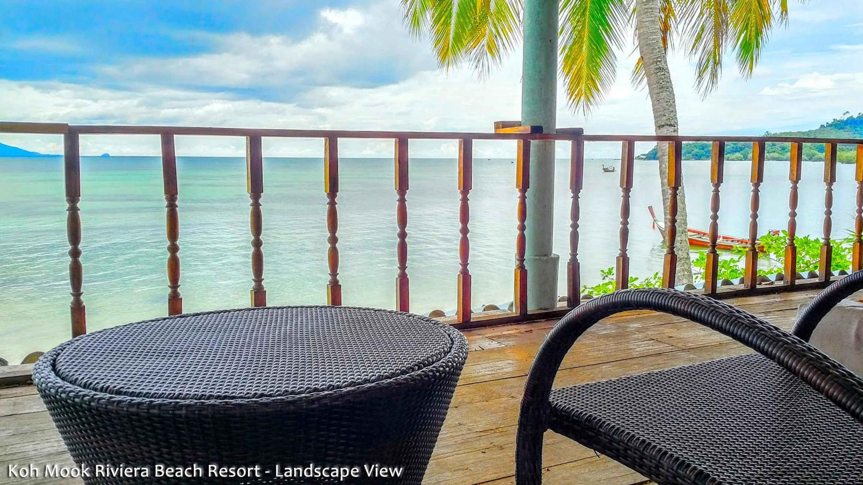 Seating area in Koh Mook Riviera Beach Resort