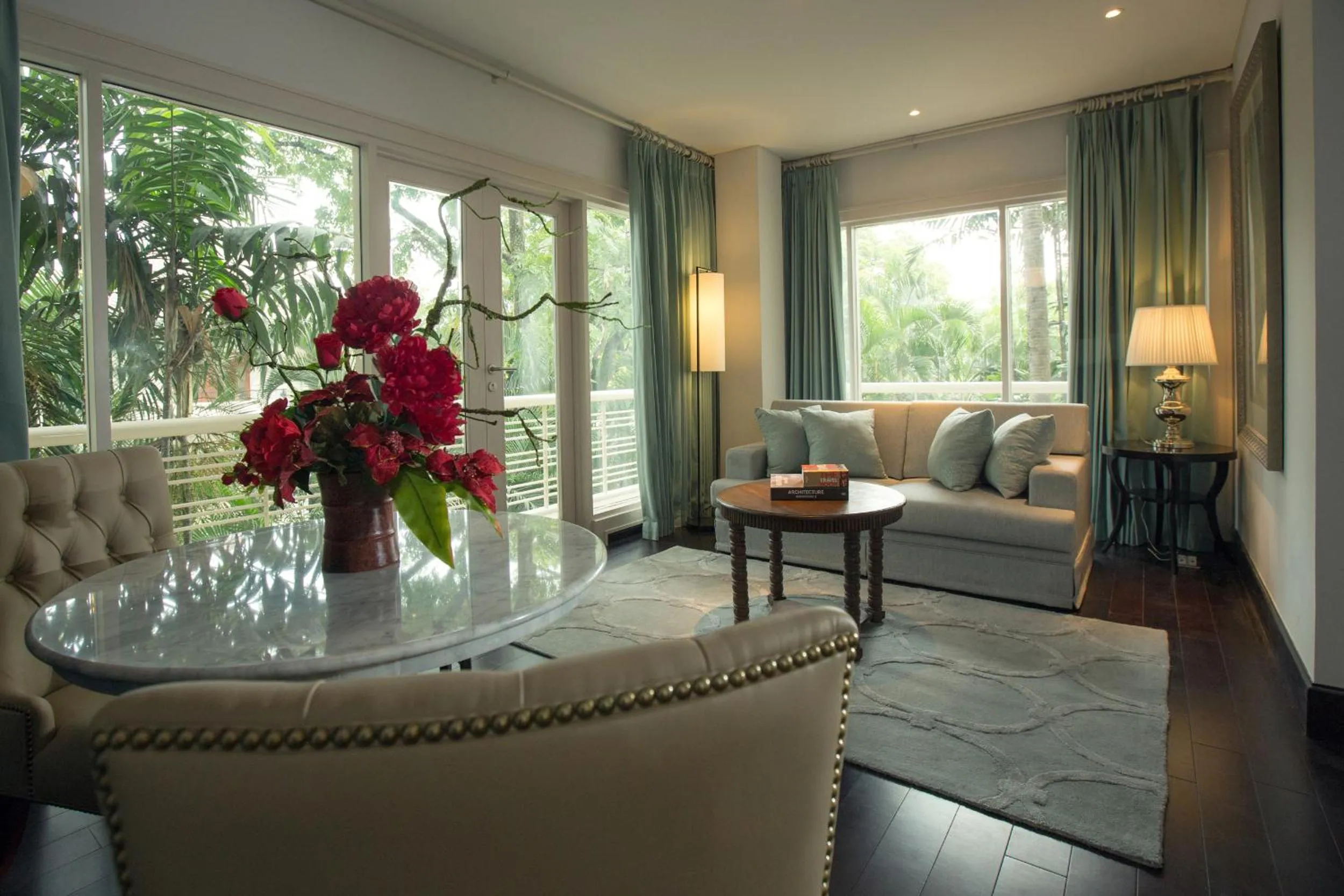 Living room in The Shalimar Boutique Hotel