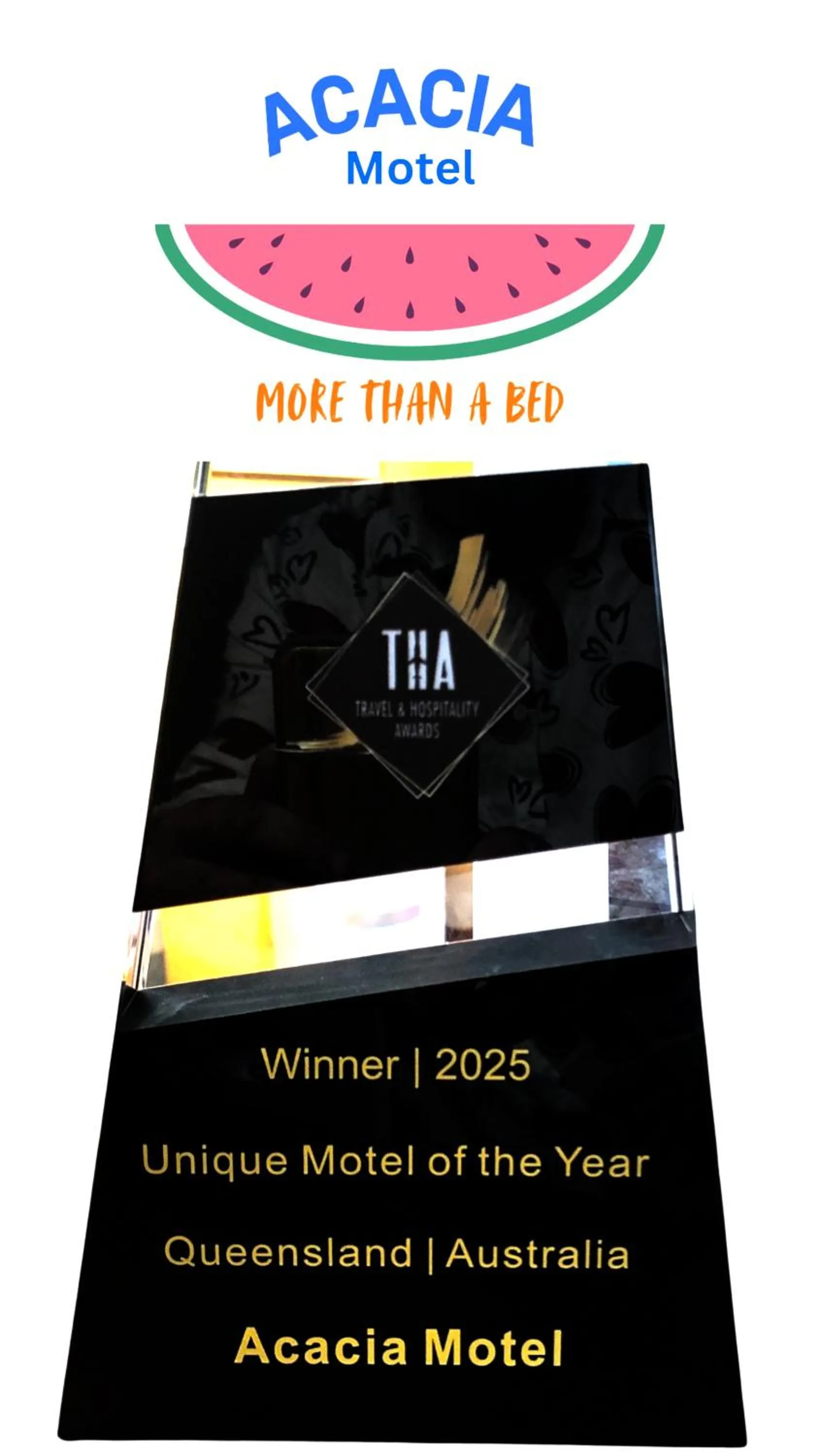 Certificate/Award in Acacia Motel