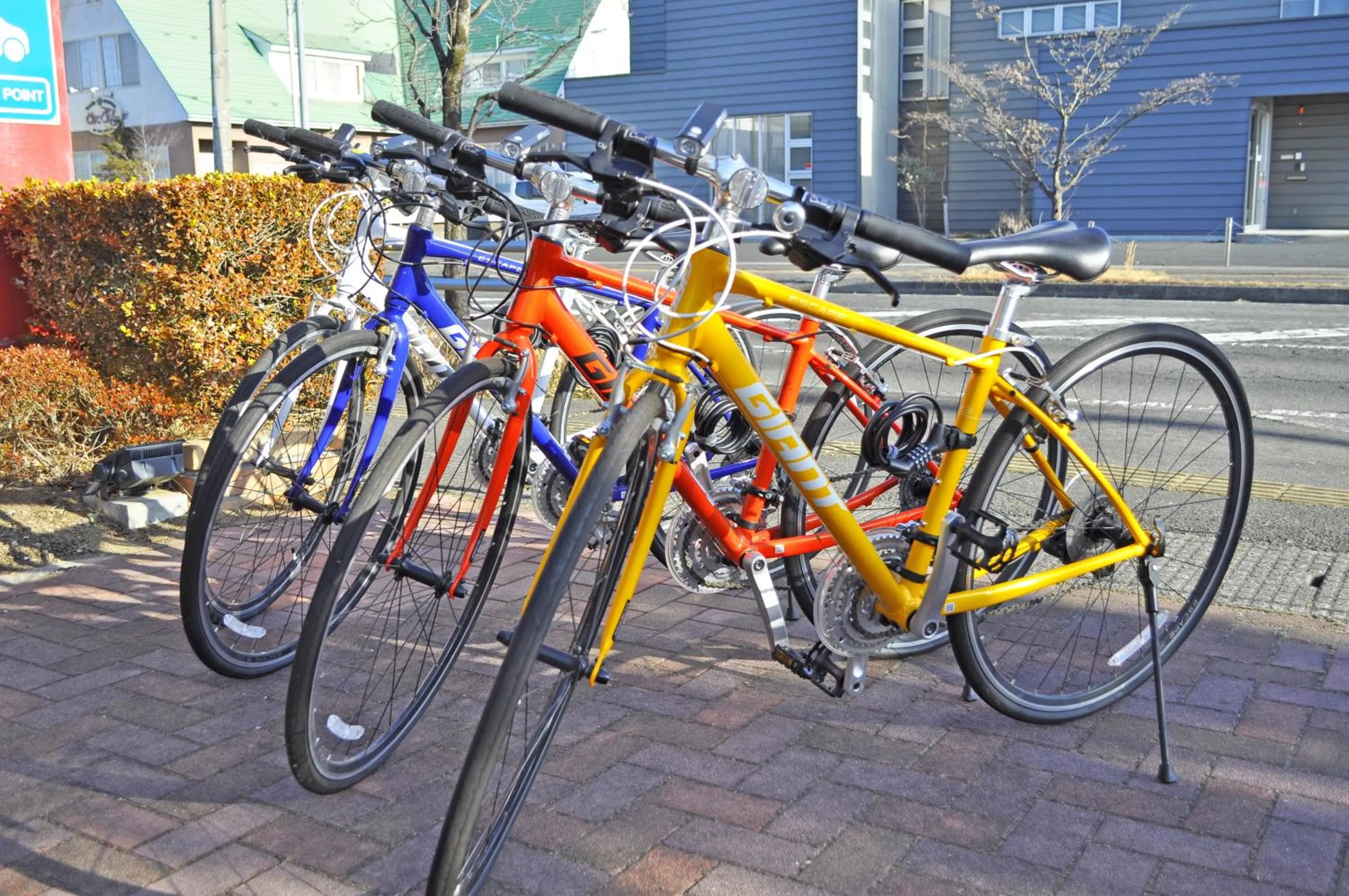 Cycling in Annex Hotel Abe