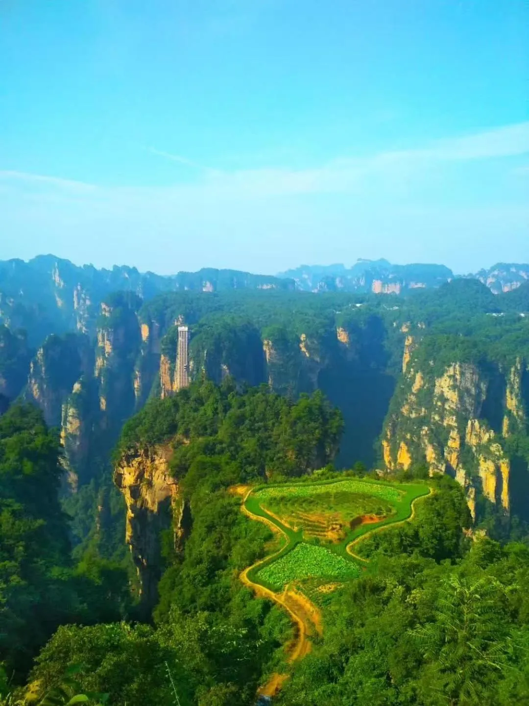 Natural landscape in Edinburgh Hostel