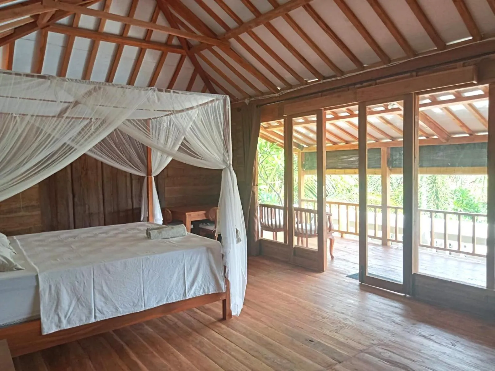 View (from property/room), Bed in Rumah Wayans Lipah