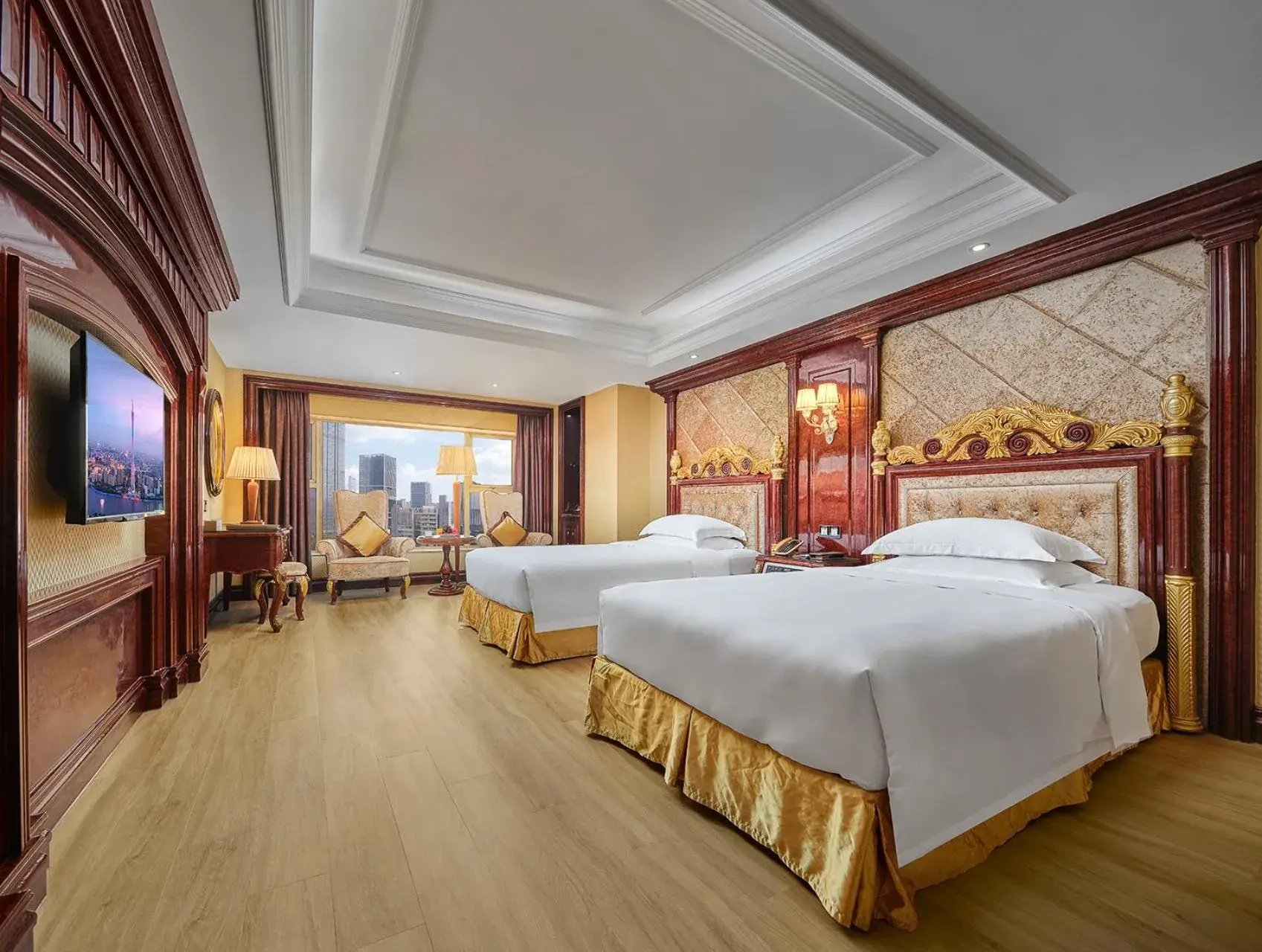 Deluxe Twin Room in Yueda Financial City International Hotel Deluxe Twin Room in Yueda Financial City International Hotel