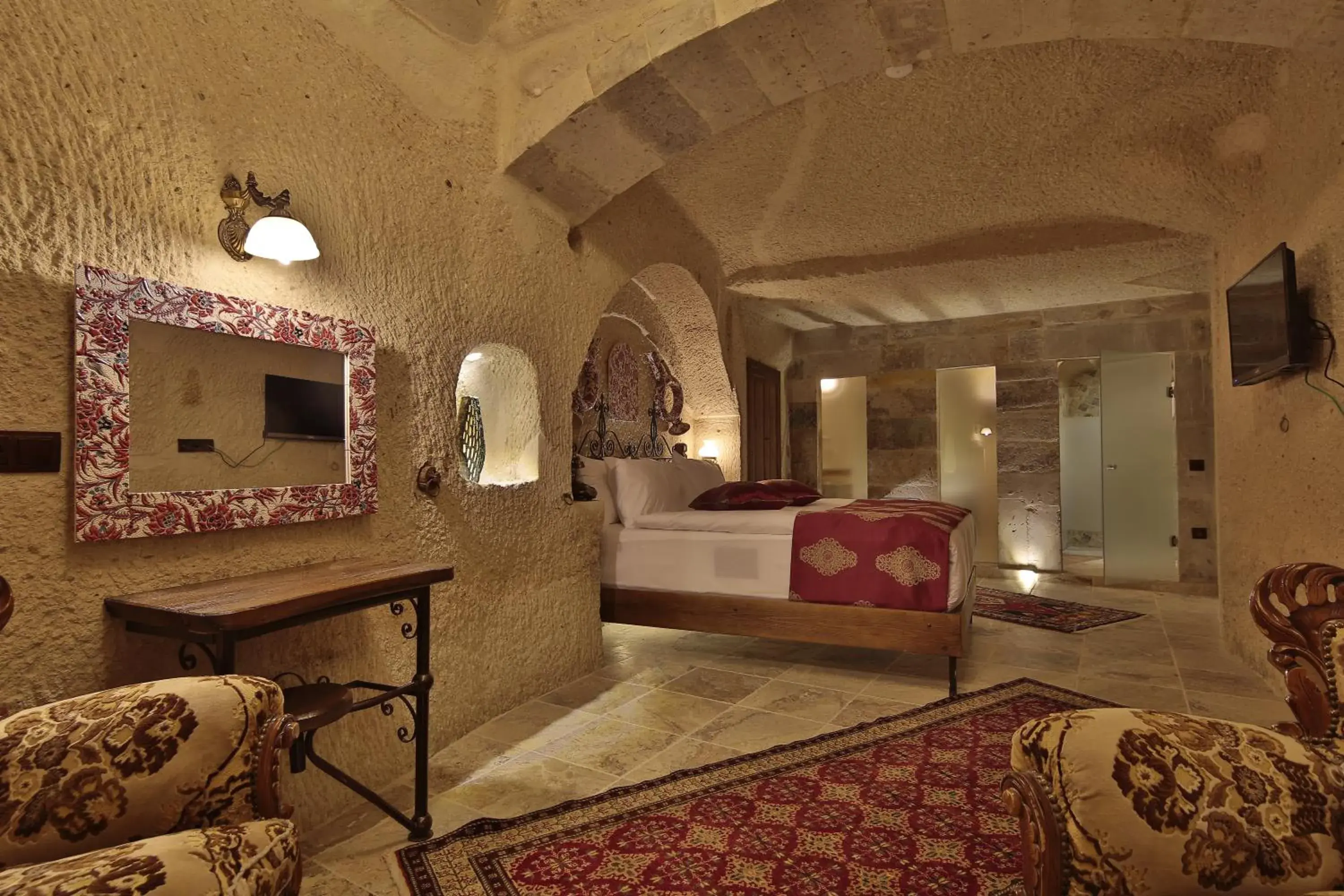 Photo of the whole room, Bed in Aren Cave Hotel And Art Gallery Photo of the whole room, Bed in Aren Cave Hotel And Art Gallery