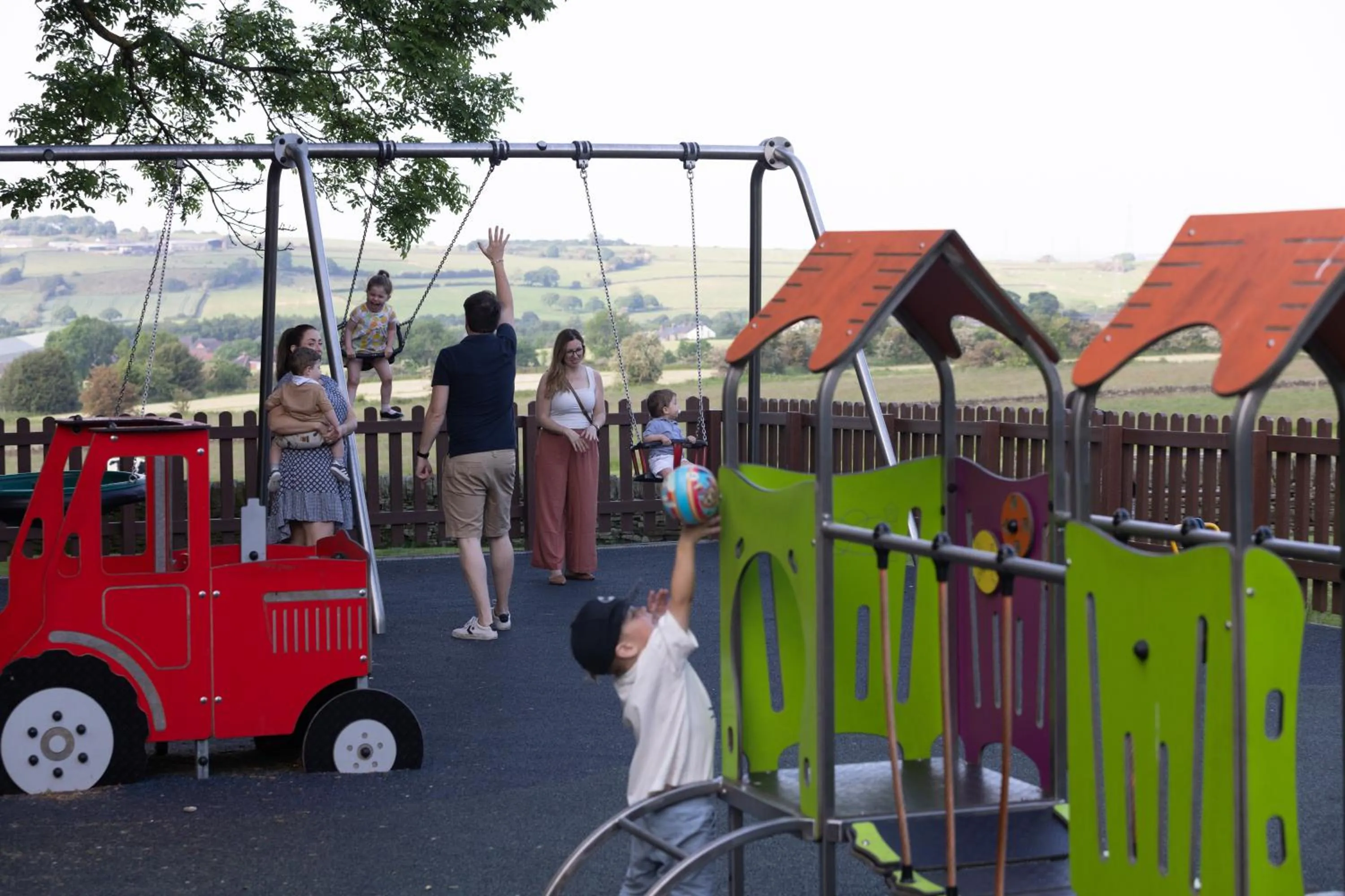 Children play ground in Cubley Hall