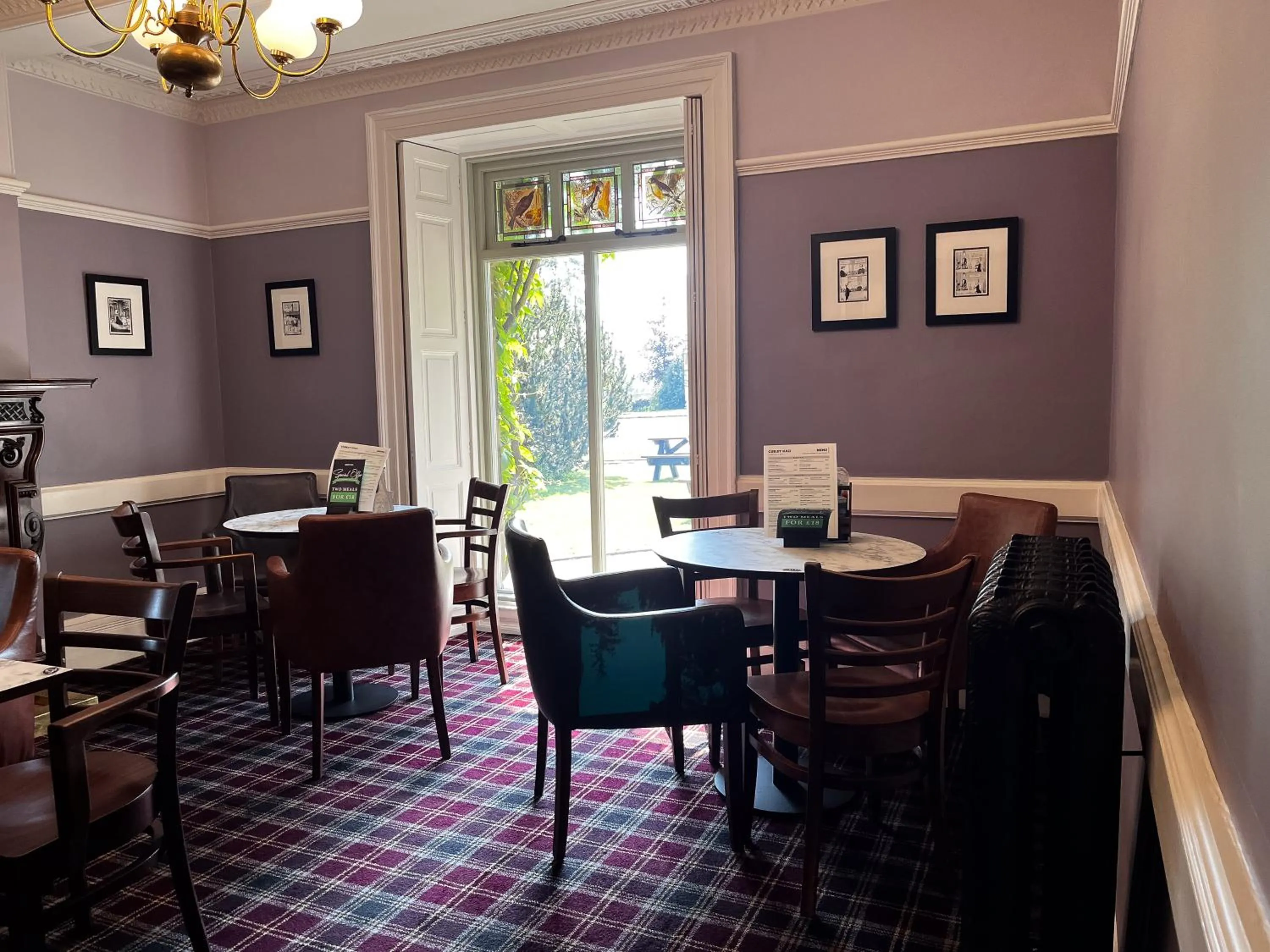 Dining area in Cubley Hall