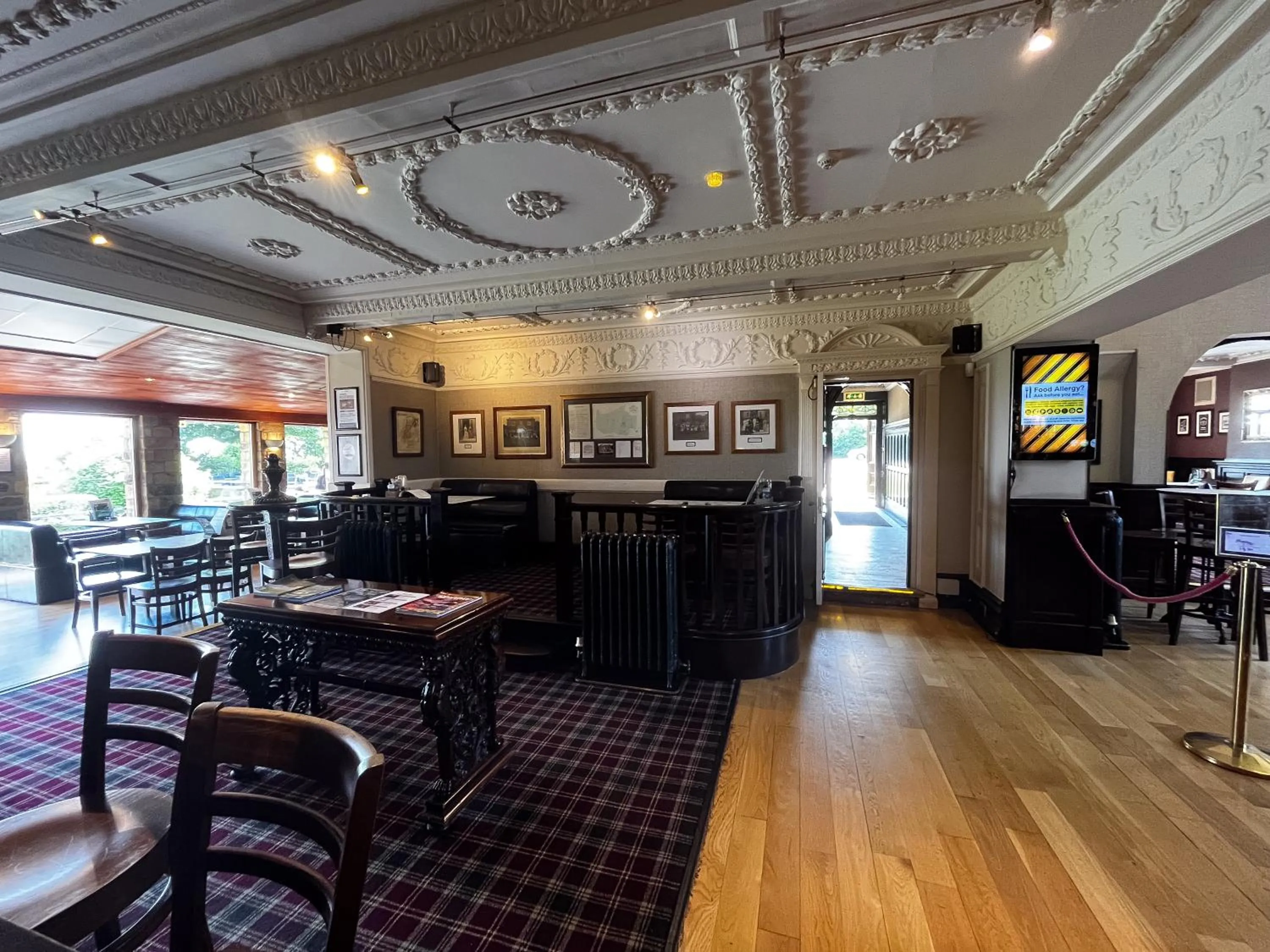 Dining area in Cubley Hall