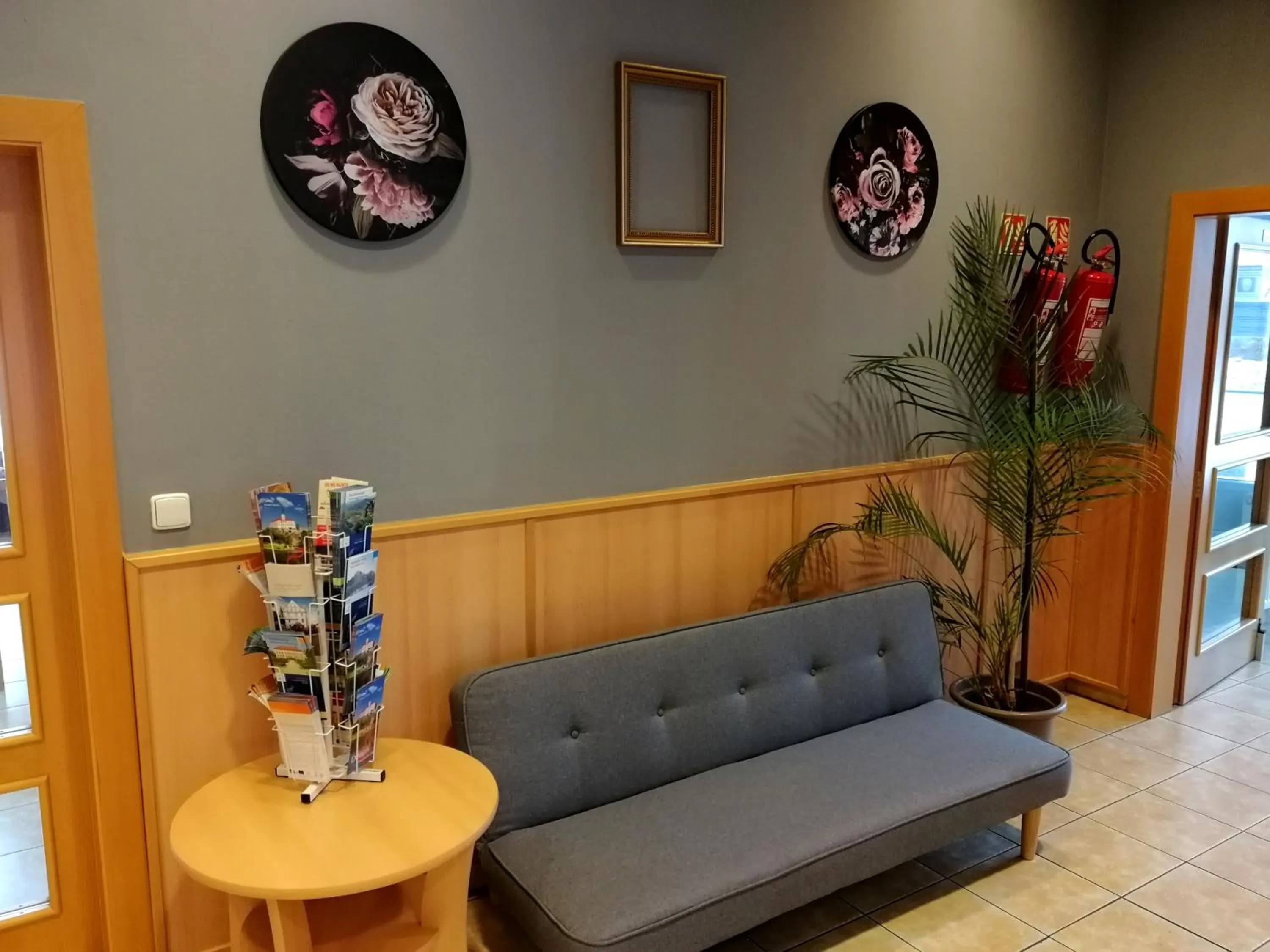 Lobby or reception in Vzdělávací Středisko a Hotel