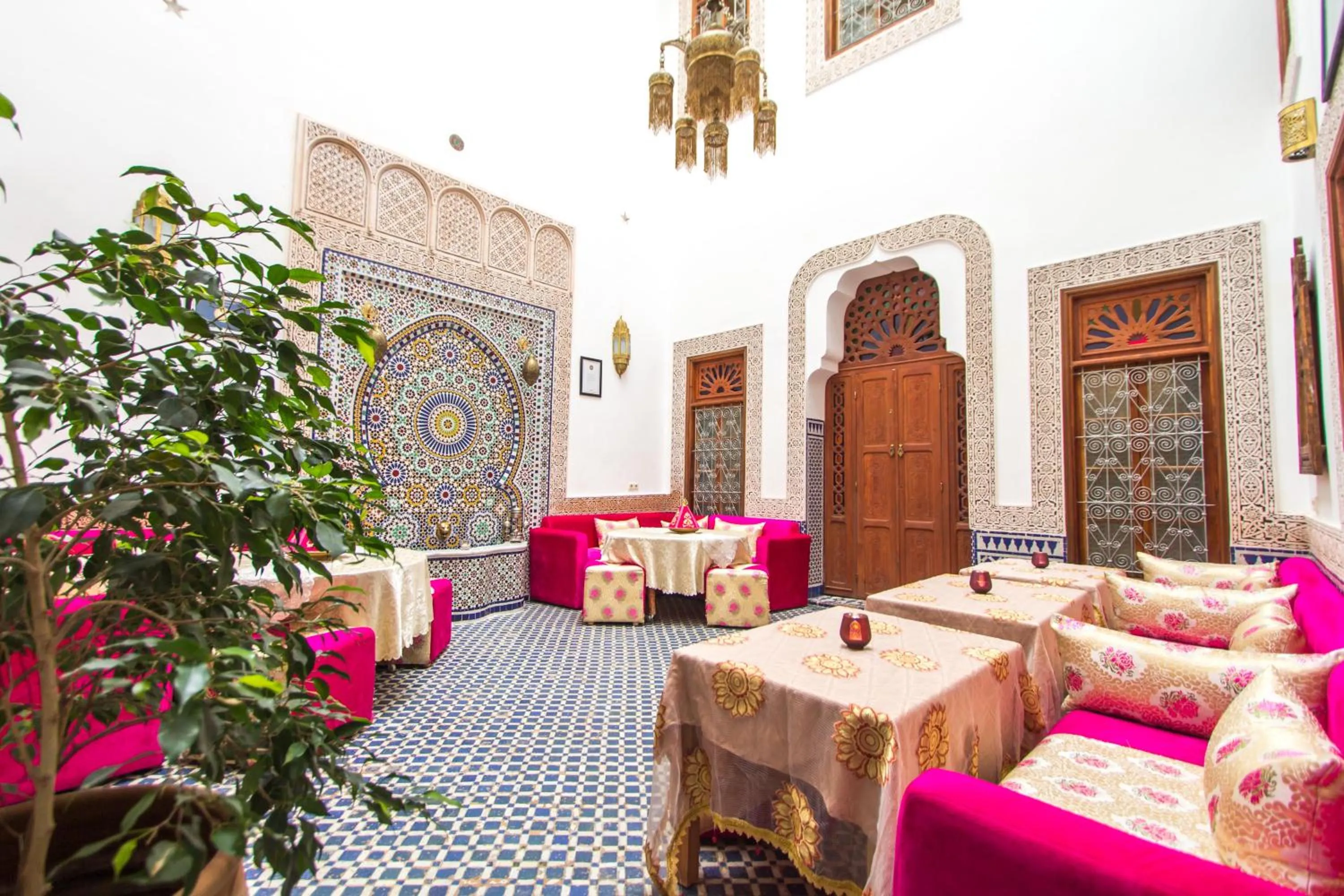 Patio in Riad Dar Bab Guissa