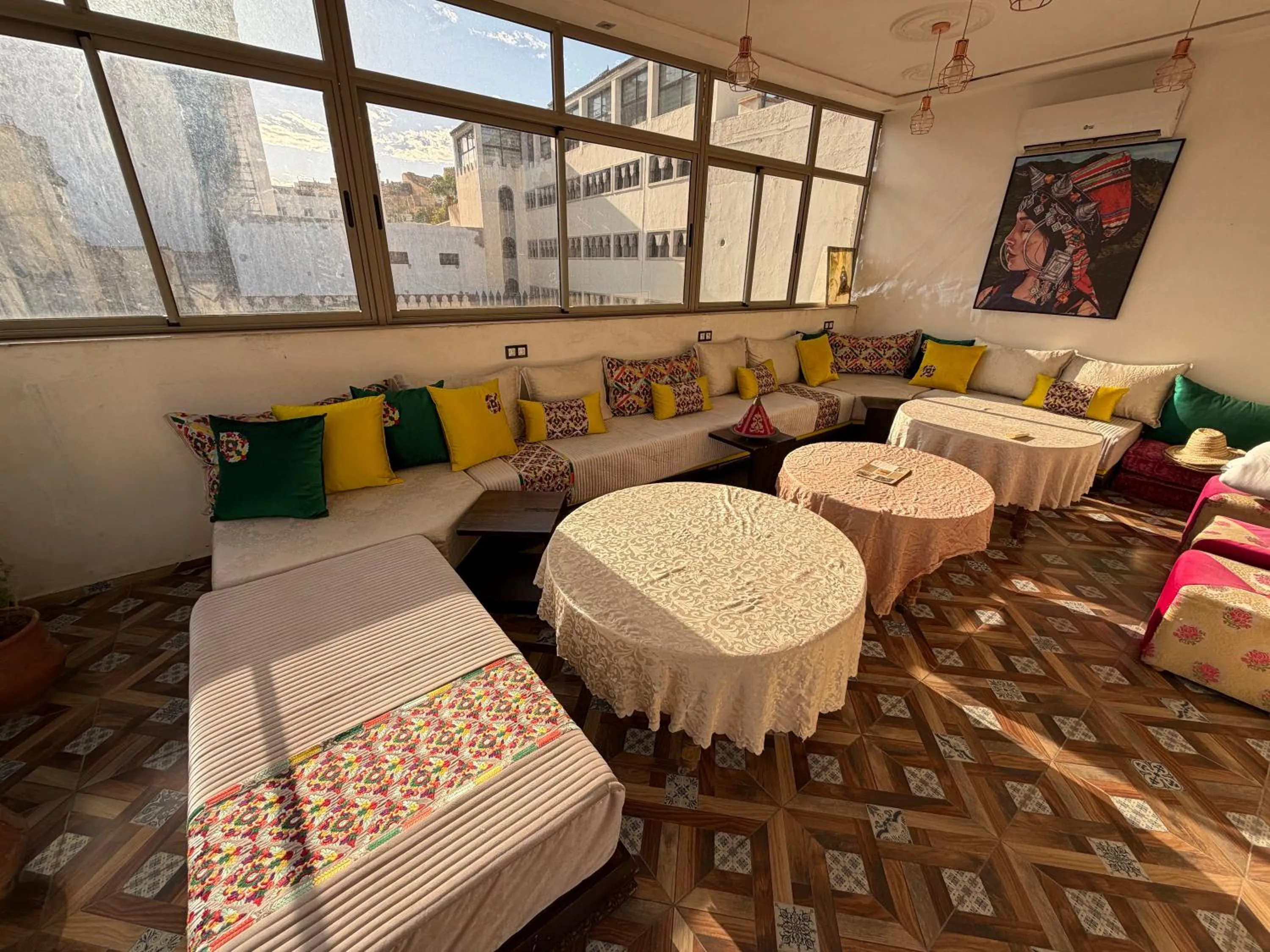 Living room in Riad Dar Bab Guissa