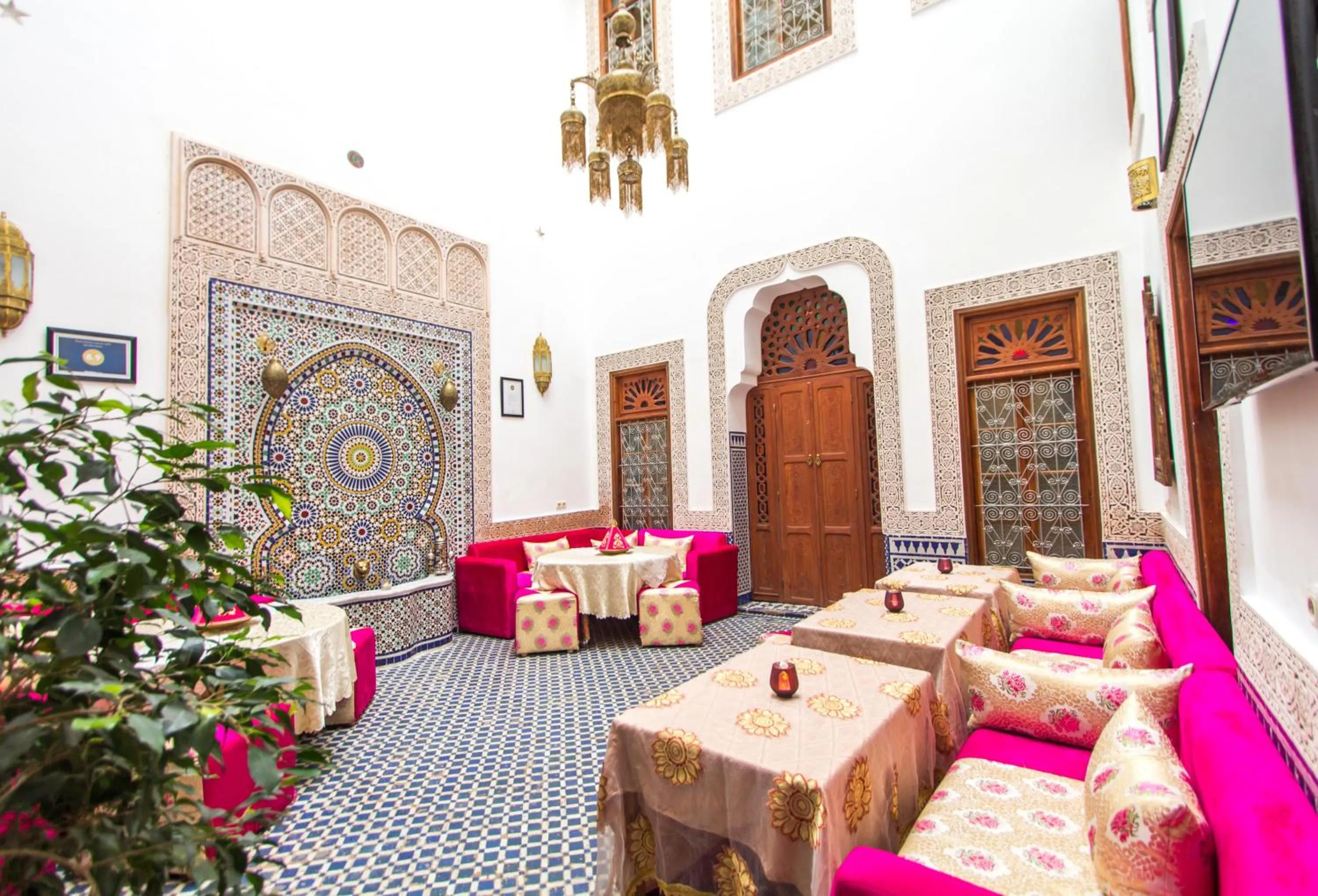 Patio in Riad Dar Bab Guissa