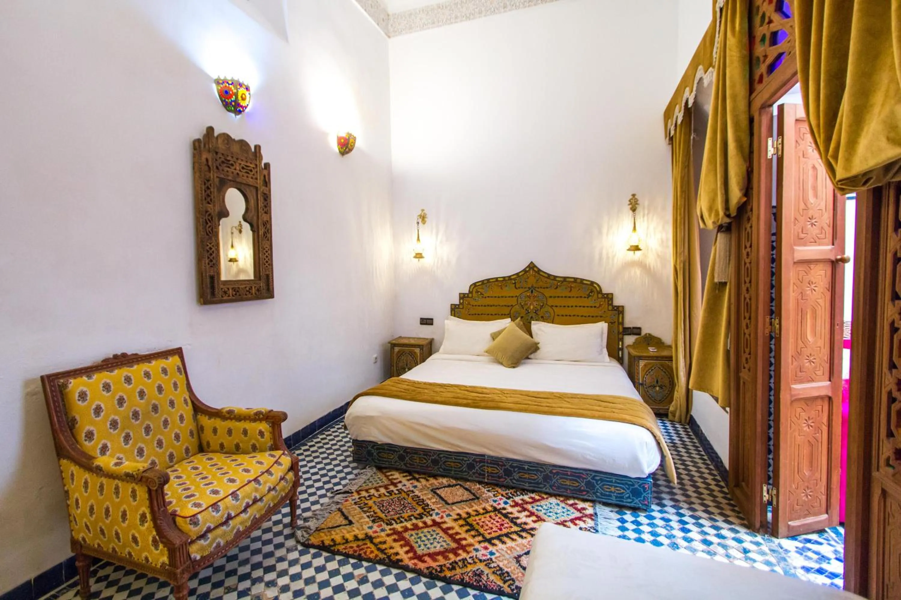 Bedroom, Bed in Riad Dar Bab Guissa