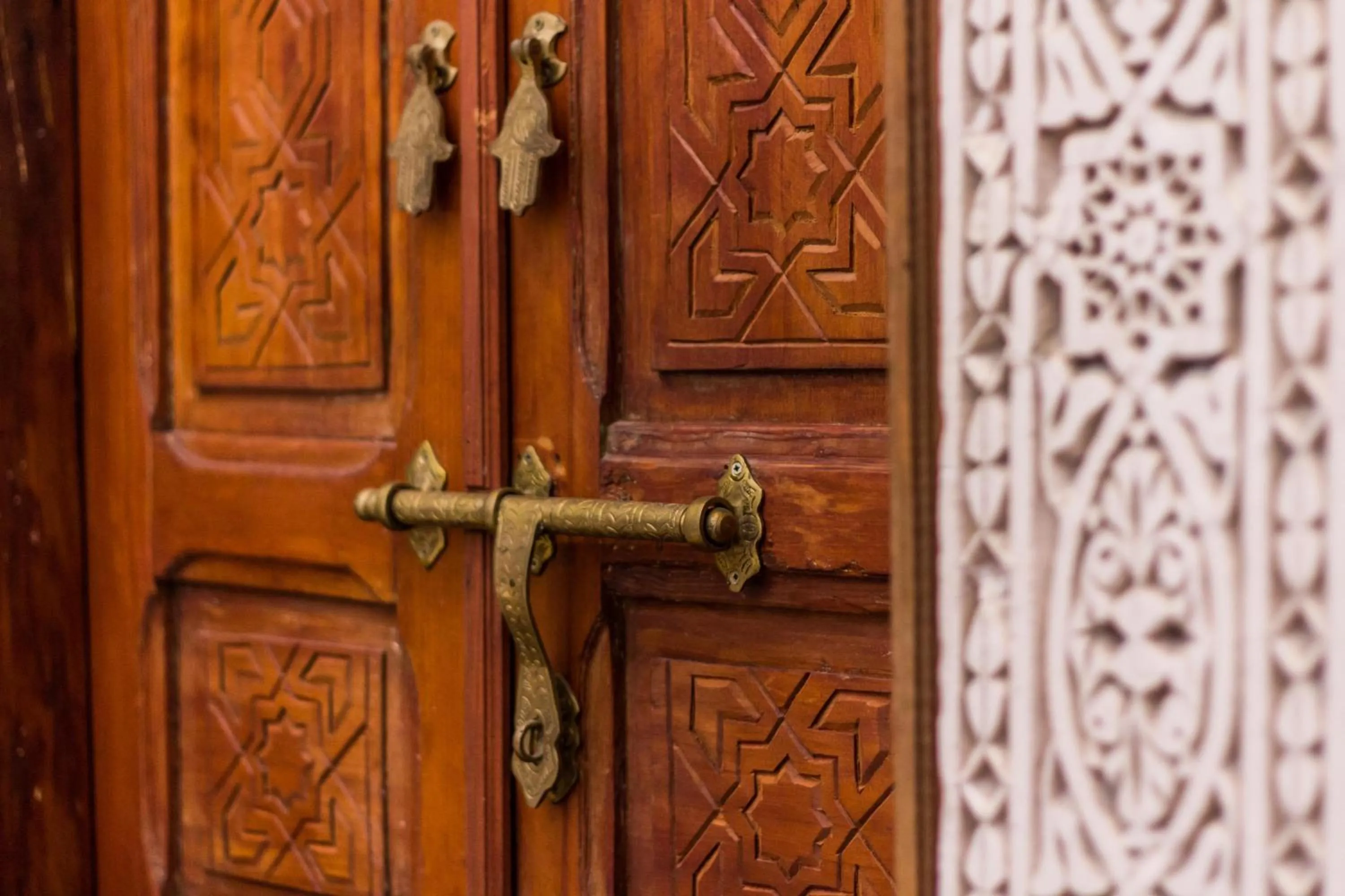 Decorative detail in Riad Dar Bab Guissa