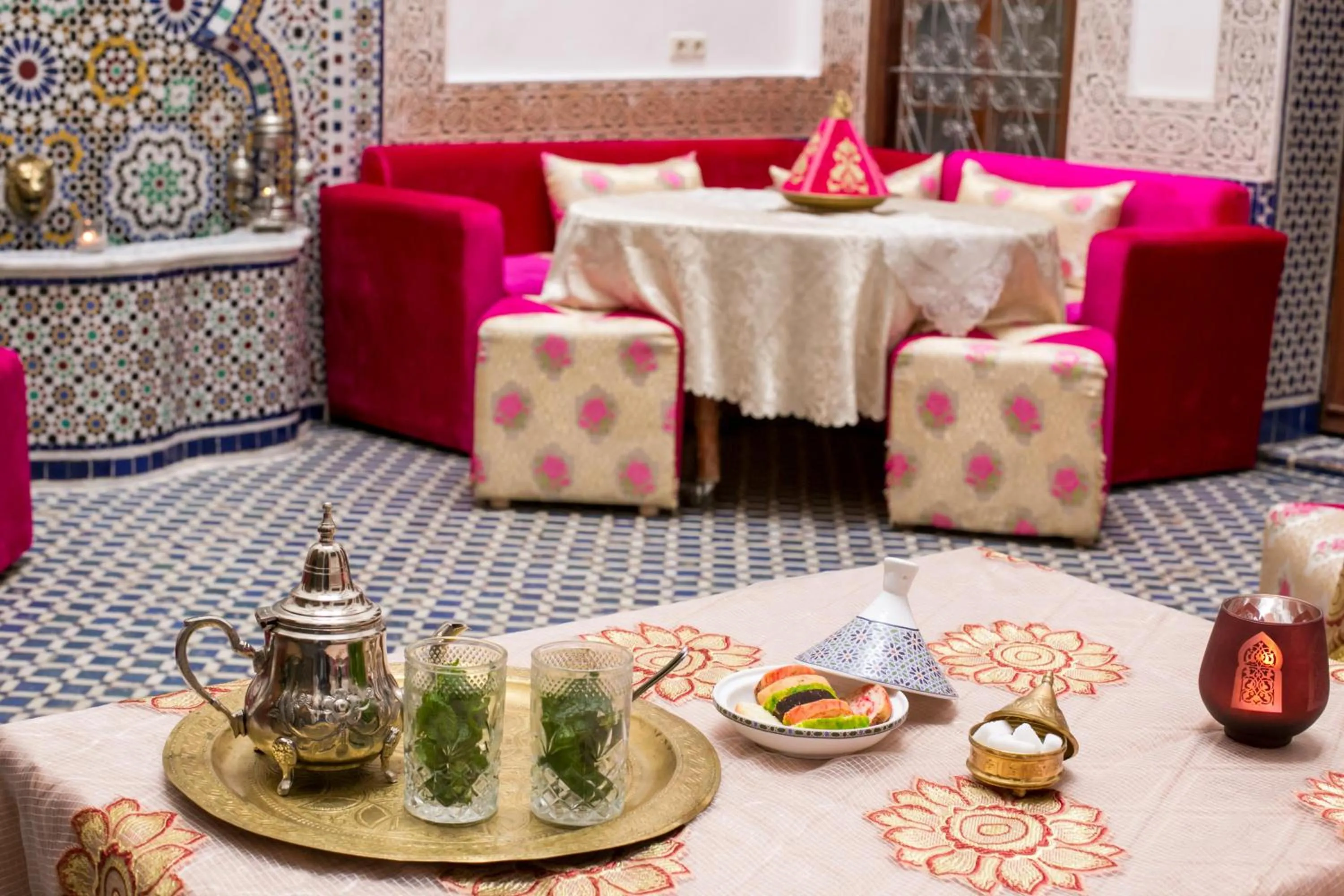 Patio in Riad Dar Bab Guissa