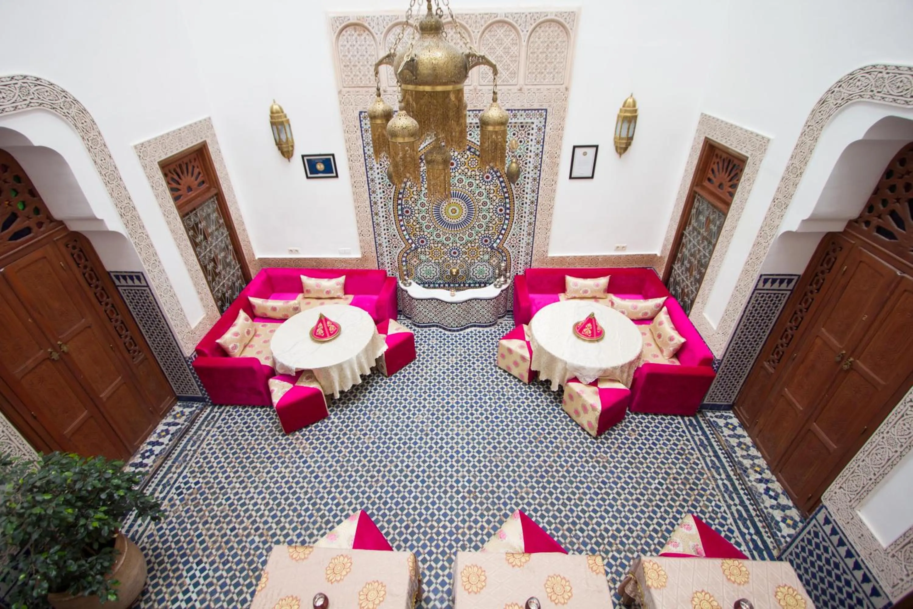 Patio in Riad Dar Bab Guissa