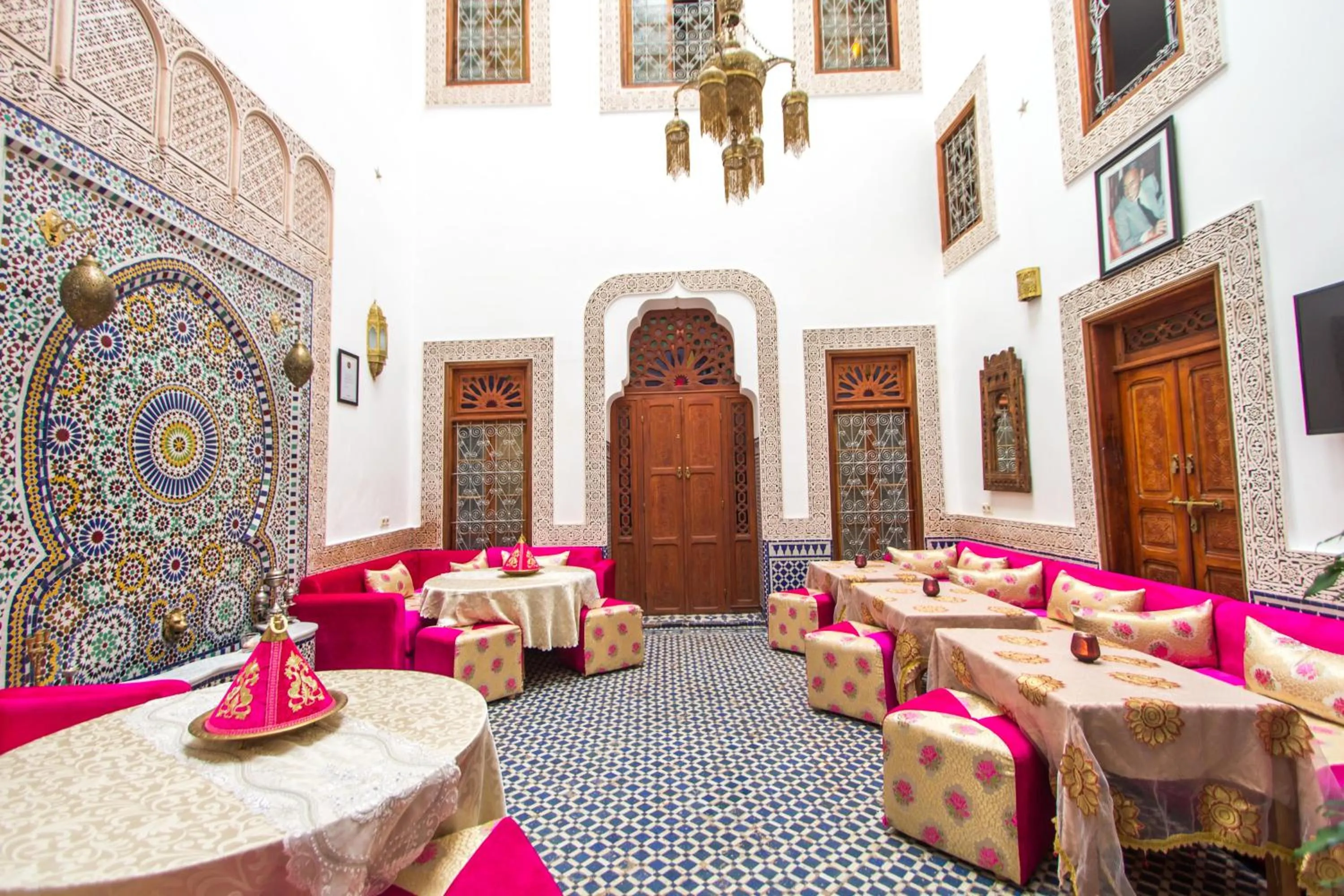 Patio in Riad Dar Bab Guissa
